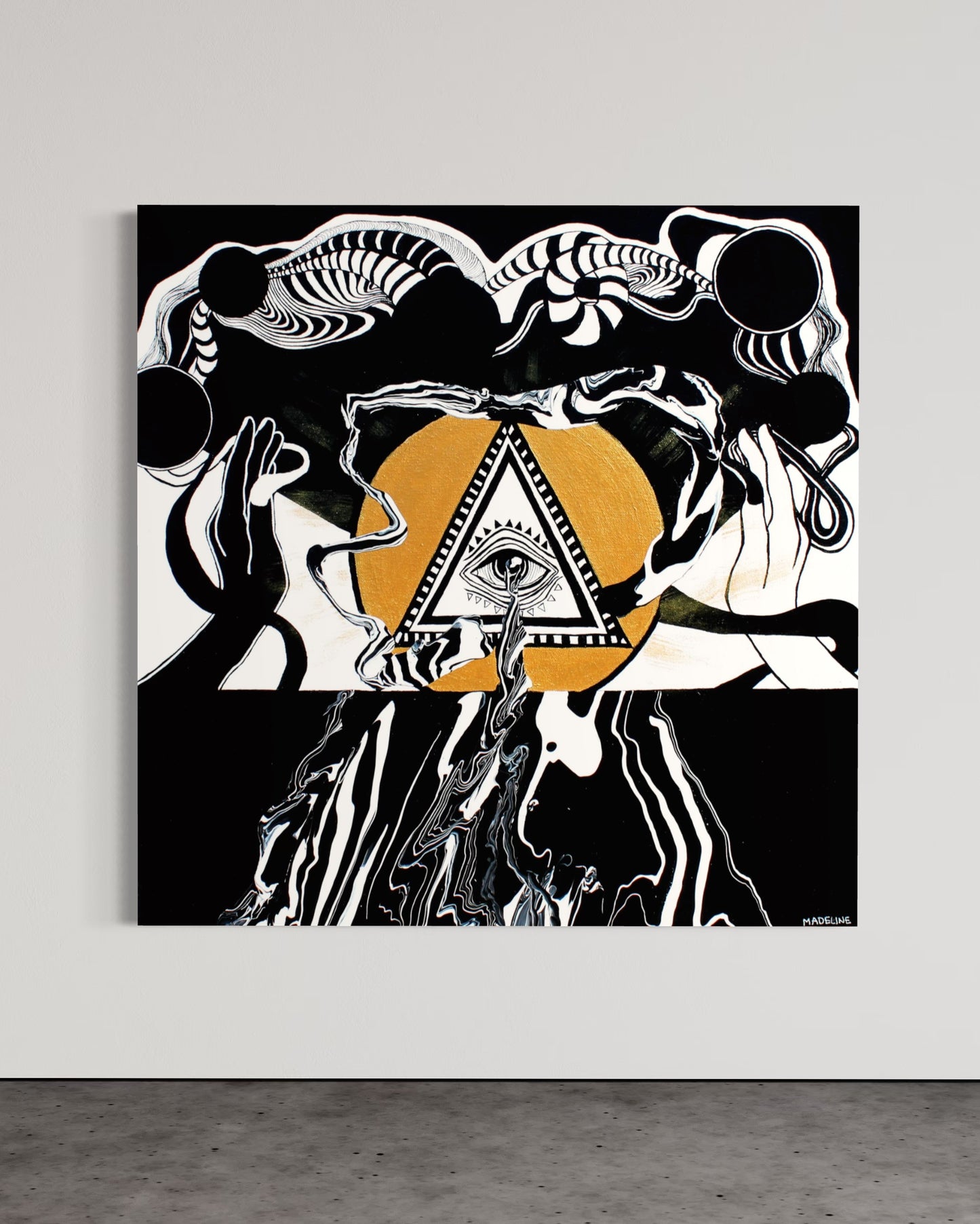 Eye of Creation - 24x24 Canvas - Message for Availability