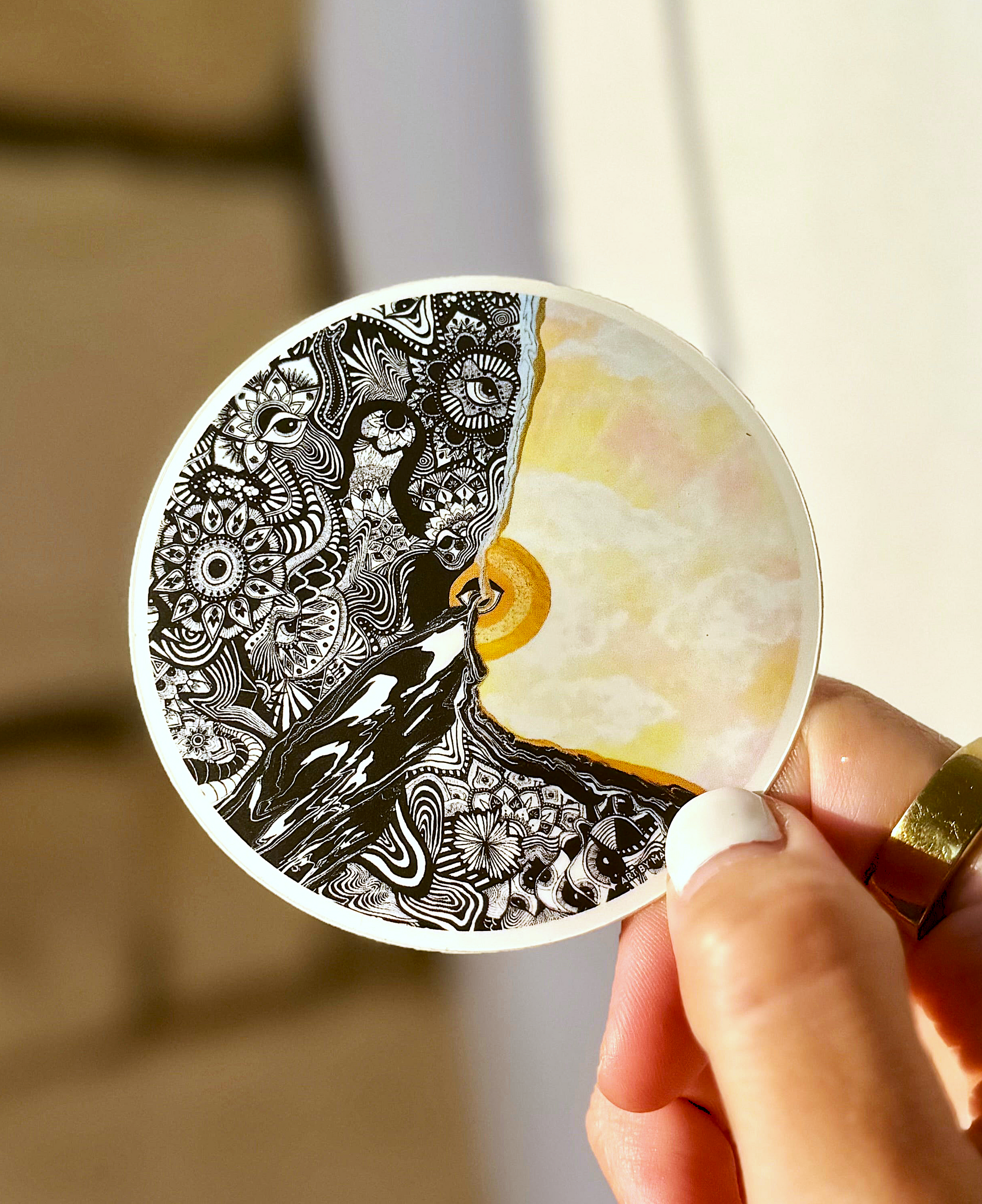 Duality - Waterproof Vinyl Sticker (XAOS)