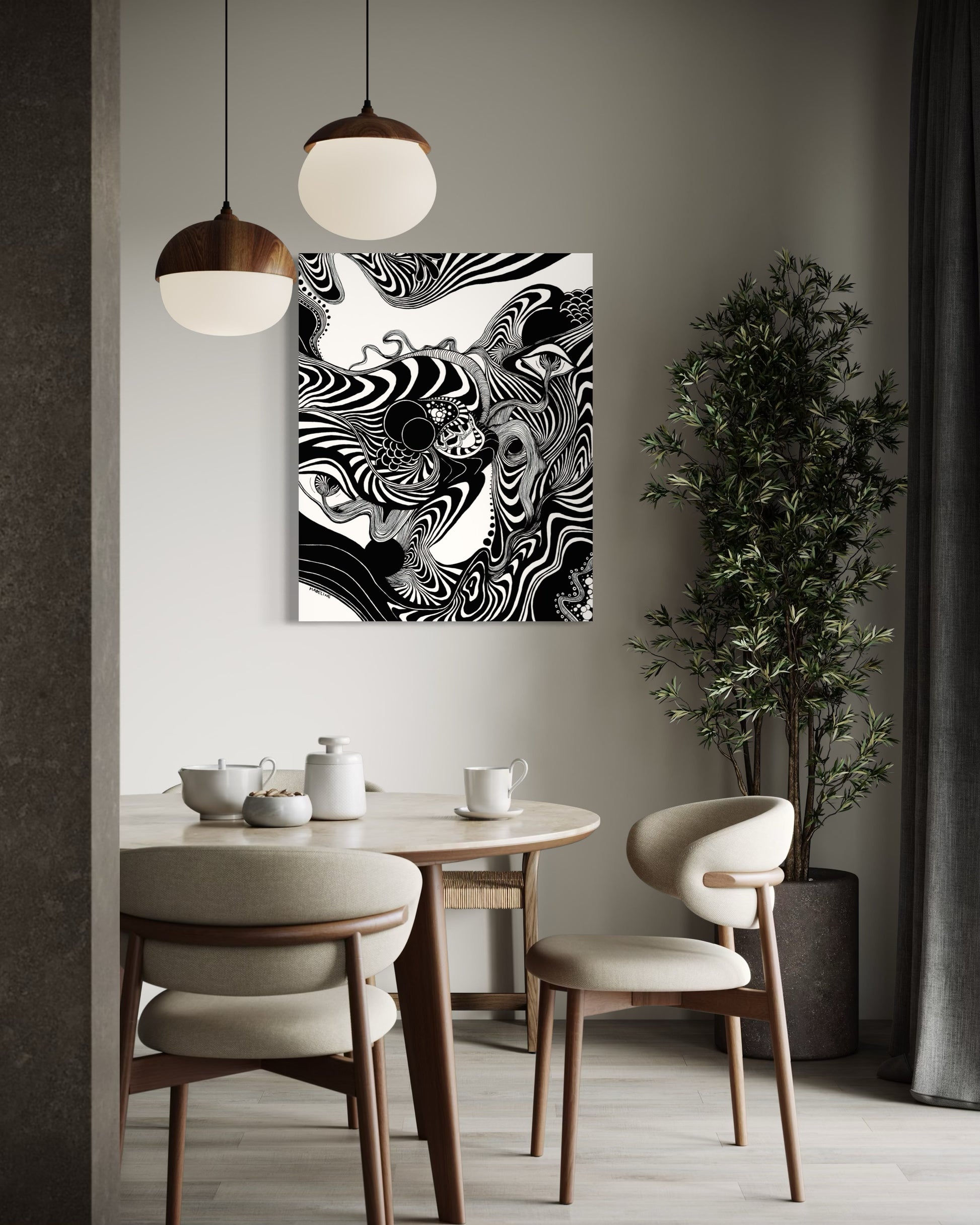 Fluidity - Canvas Print 20x24in (XAOS)