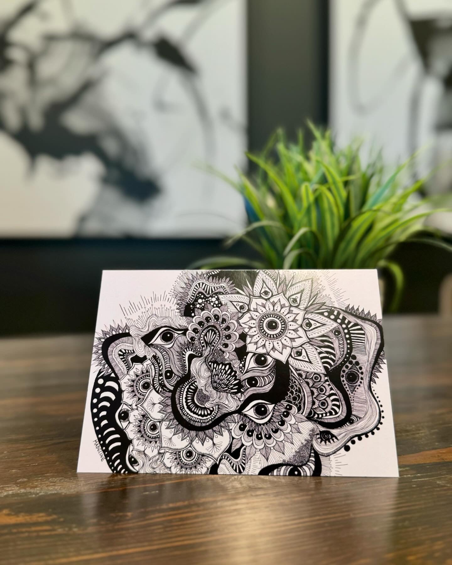 Garden of Eyes - 5x7 Single Greeting Card (XAOS)