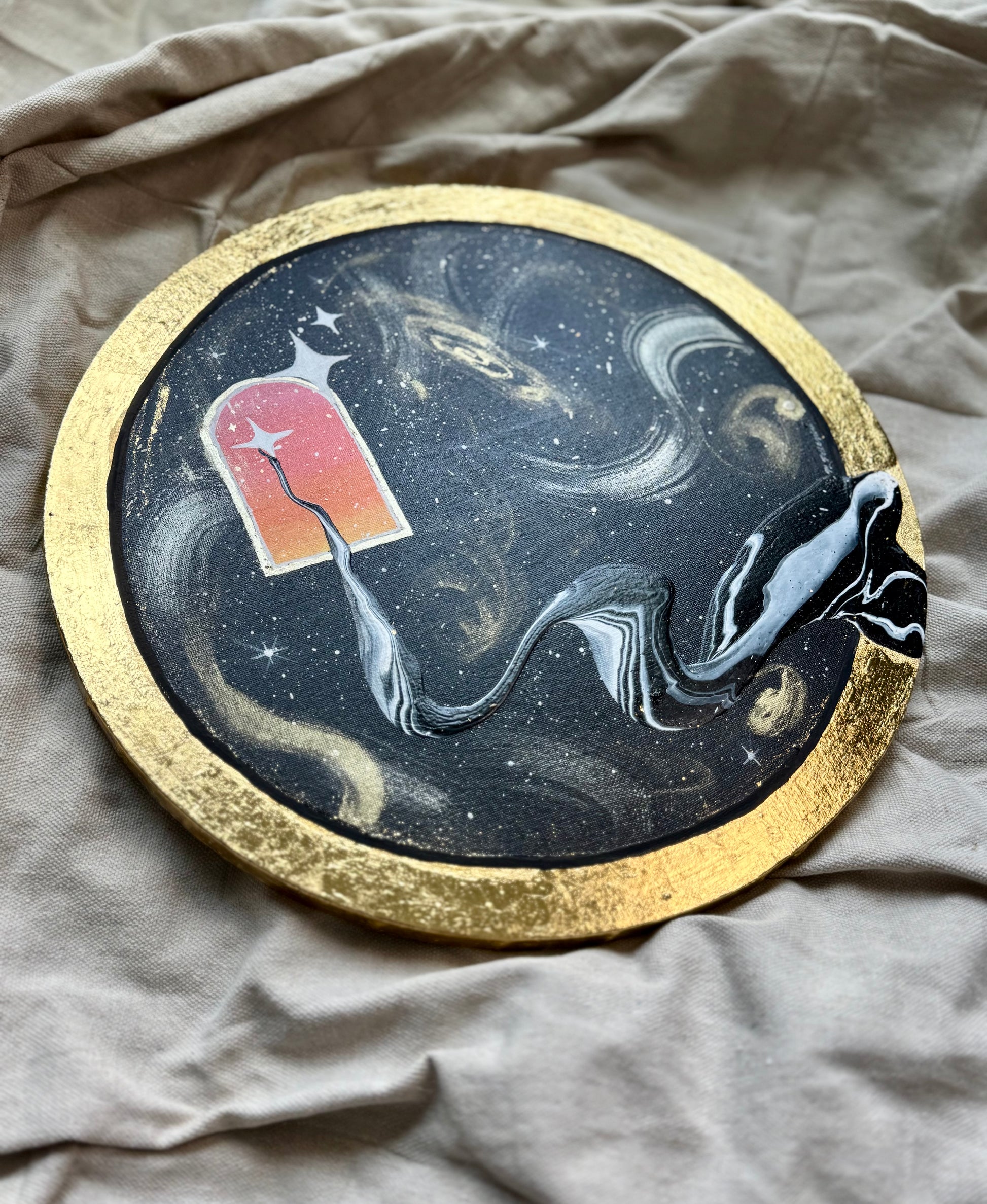 The Only Way is Through No. 2 - Original Canvas Painting (XAOS)