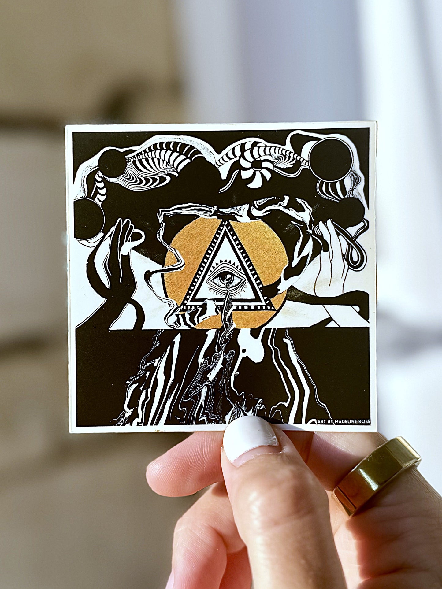 Eye of Creation - Waterproof Vinyl Sticker