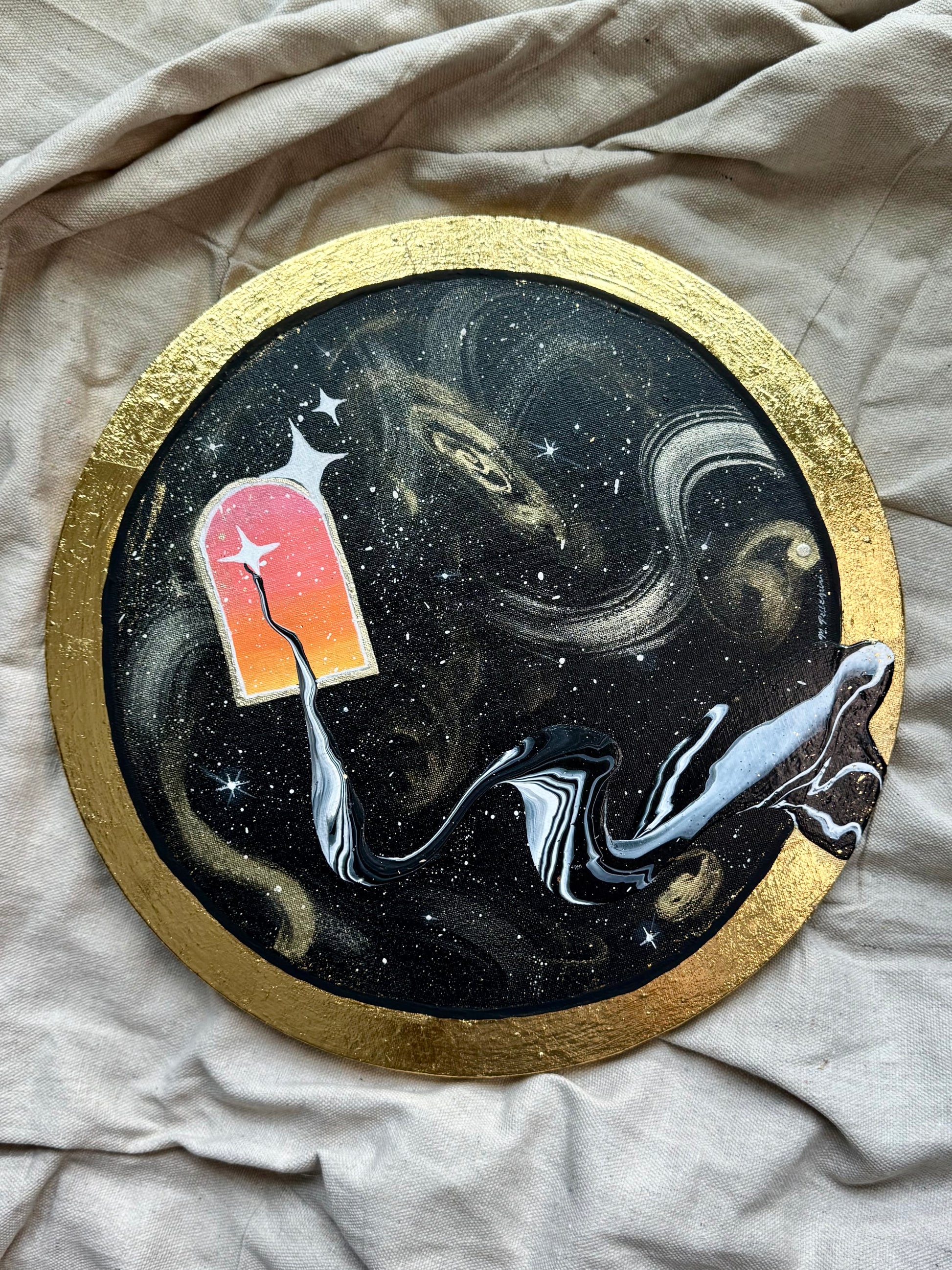 The Only Way is Through No. 2 - Original Canvas Painting (XAOS)