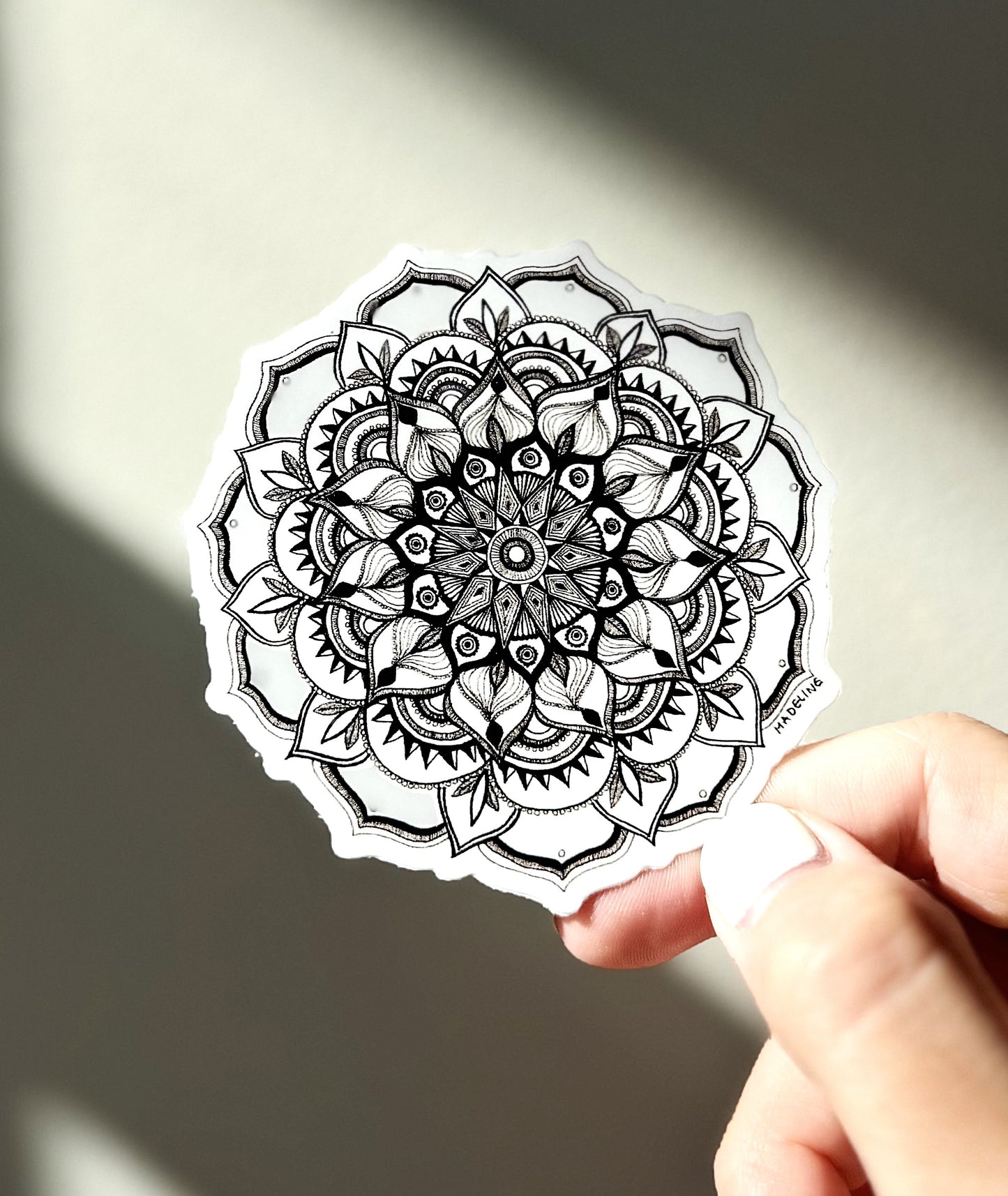 Mandala Blossom - Waterproof Vinyl Sticker