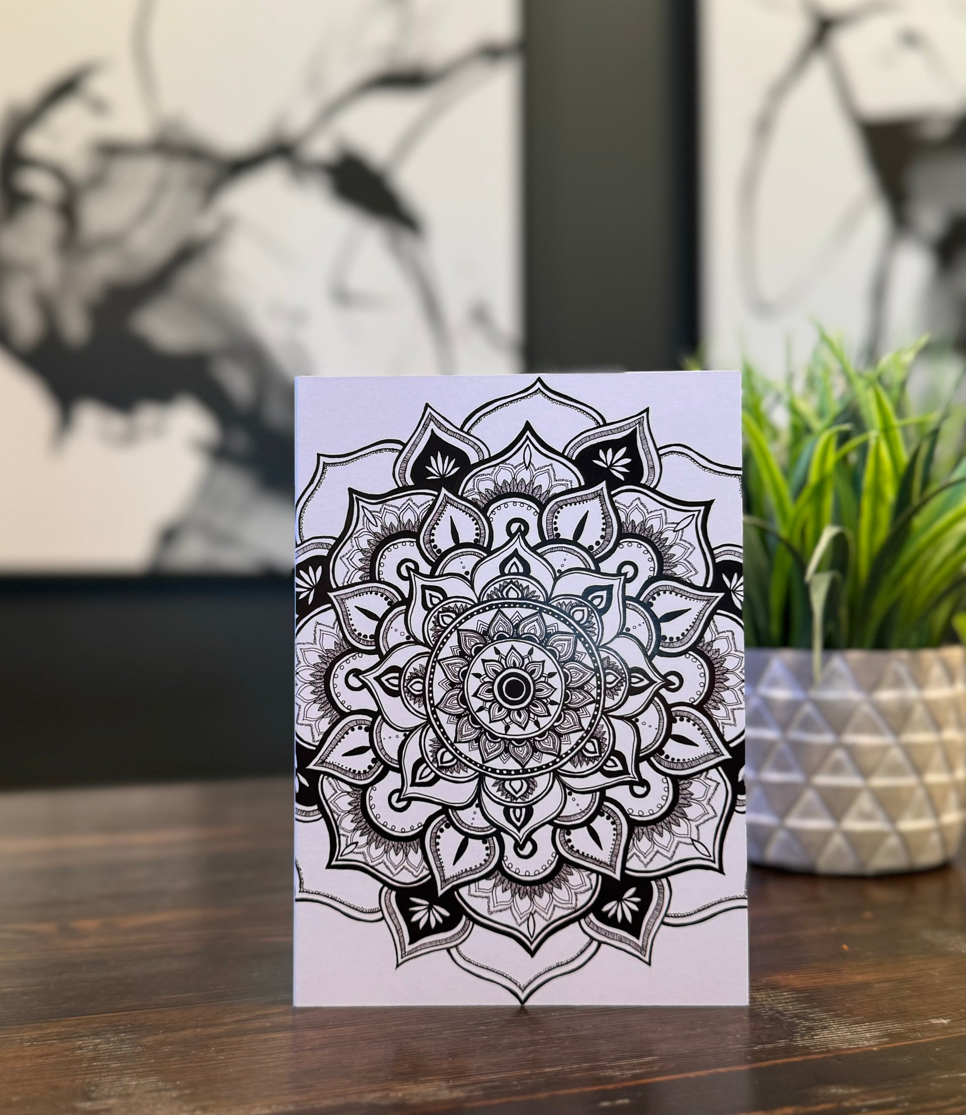 Peaceful Petals - 5x7 Single Greeting Card (XAOS)