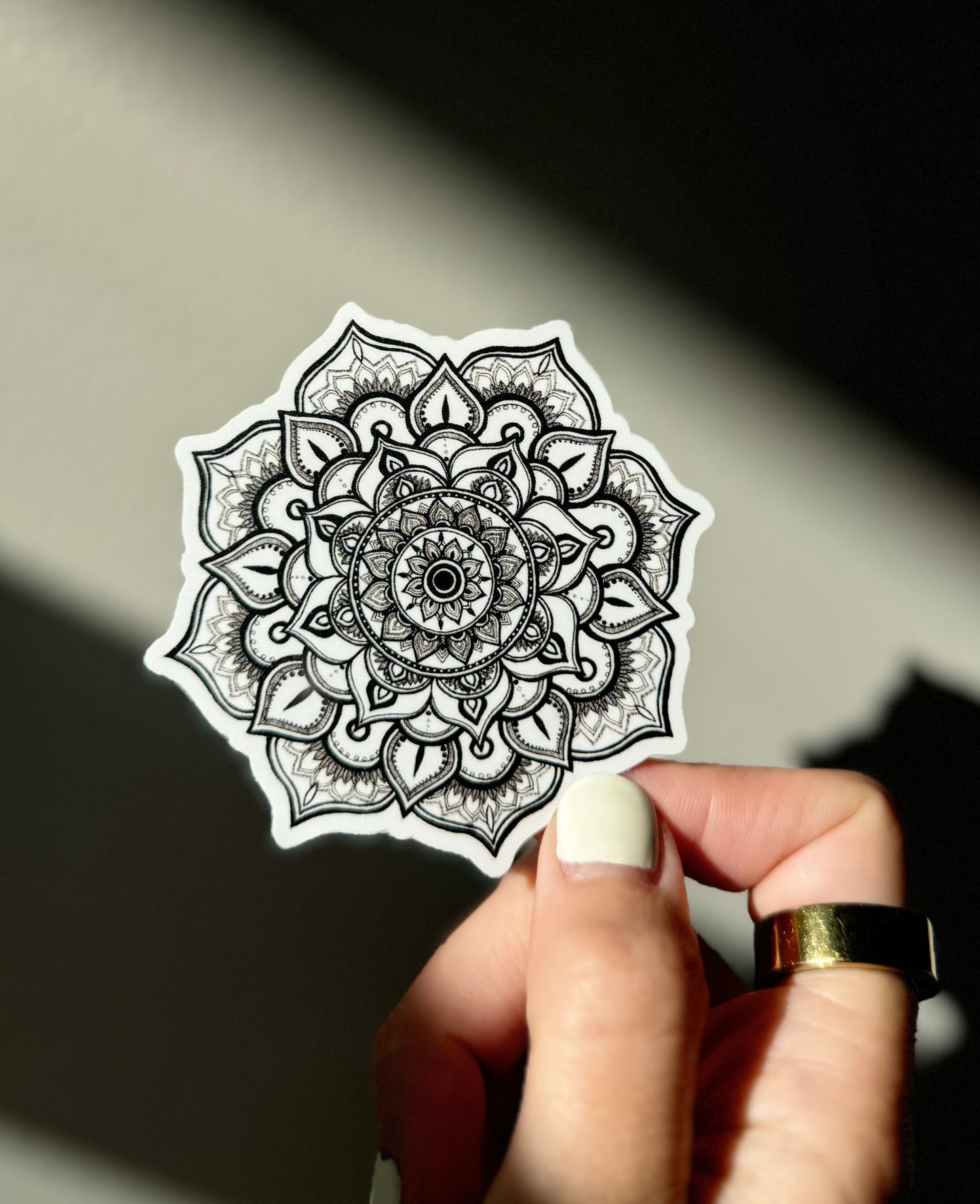 Peaceful Petals Vinyl Sticker