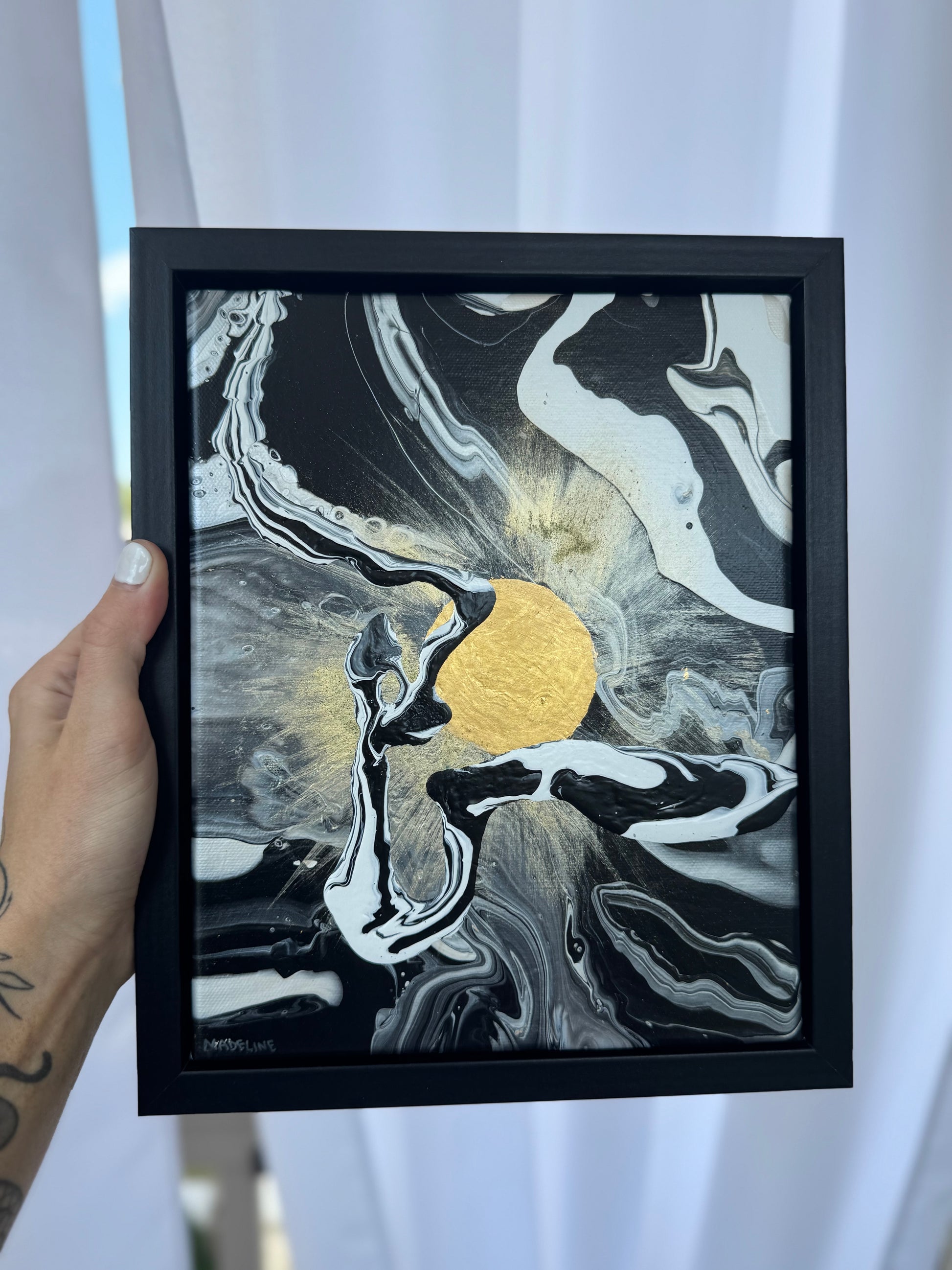 Celestial Drifts No. 2 - Original Framed Canvas Painting - SOLD