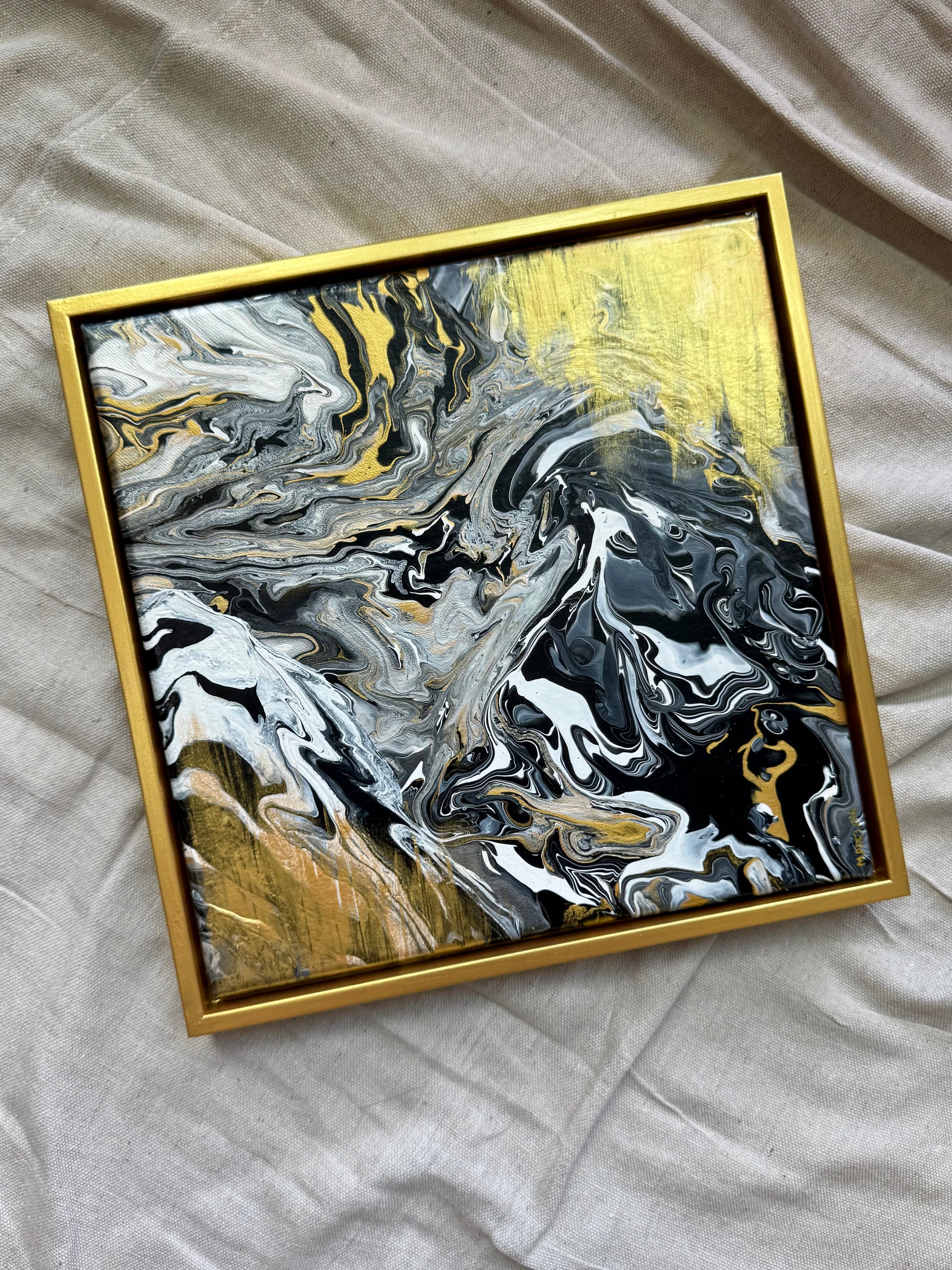 Celestial Drifts No. 1 - Framed Original Canvas Painting - SOLD