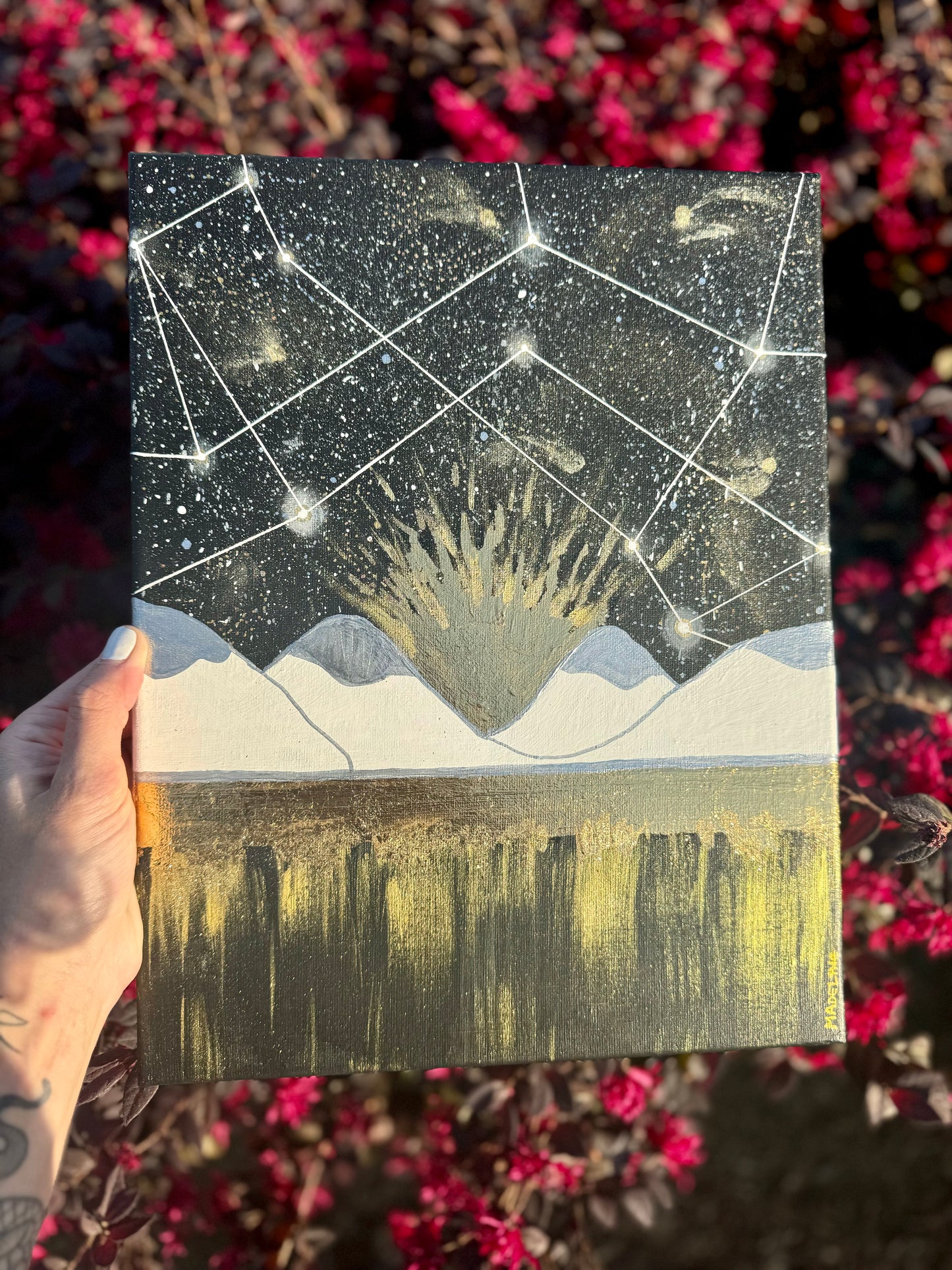 Beauty of Existence #7 - Original Canvas 11x14