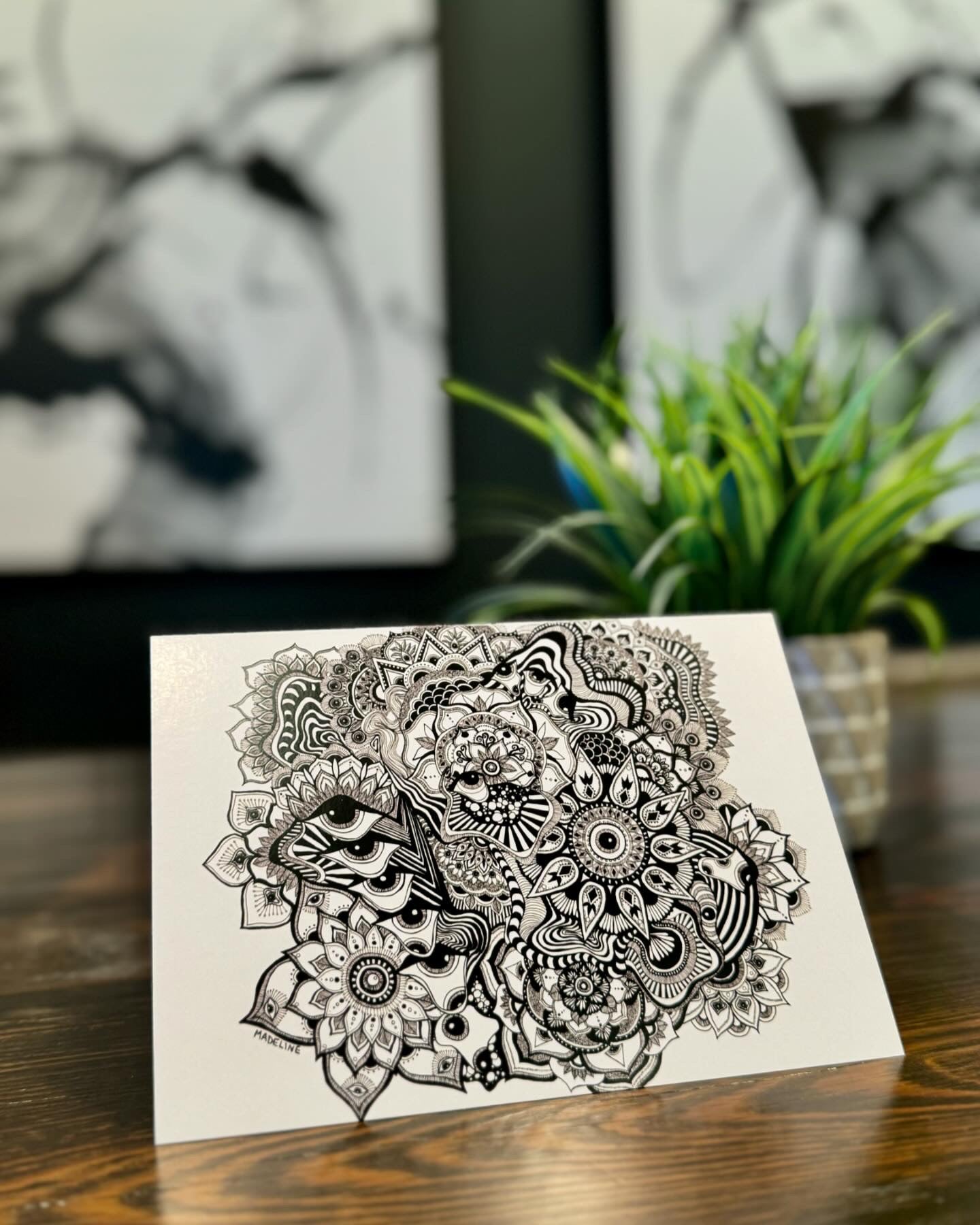 Creating Again - 5x7 Single Greeting Card (XAOS)