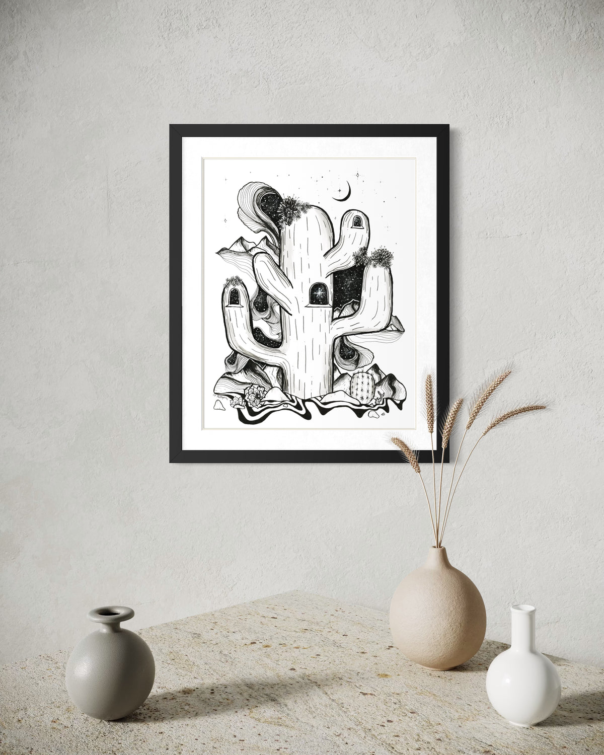 'CACTUS' INKTOBER Print