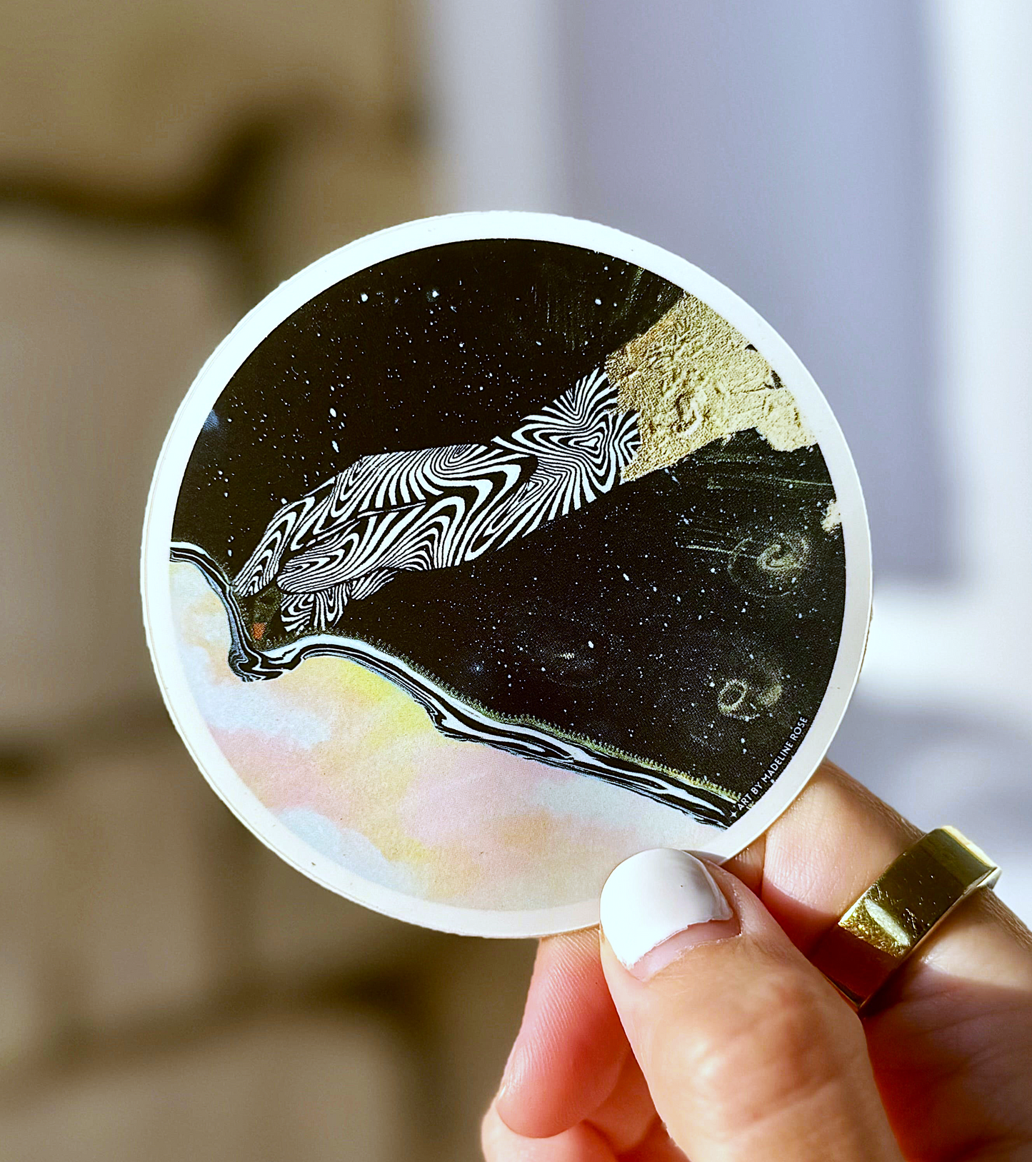 Beauty of Existence No. 3 - Waterproof Vinyl Sticker