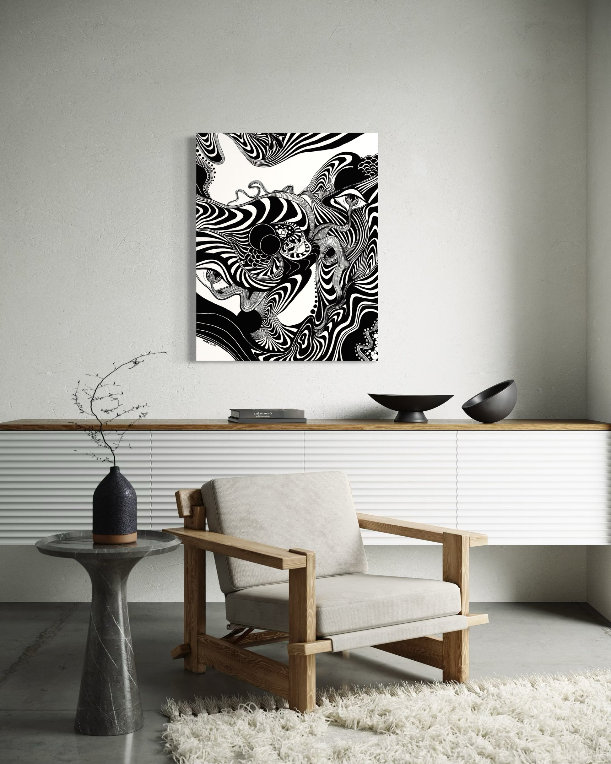 Fluidity - Canvas Print 20x24in (XAOS)
