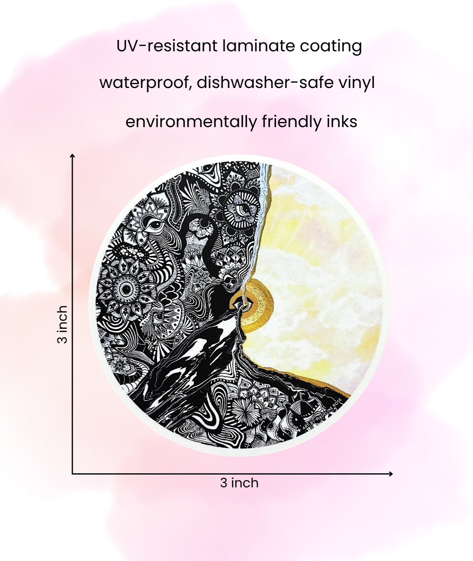 Duality - Waterproof Vinyl Sticker (XAOS)