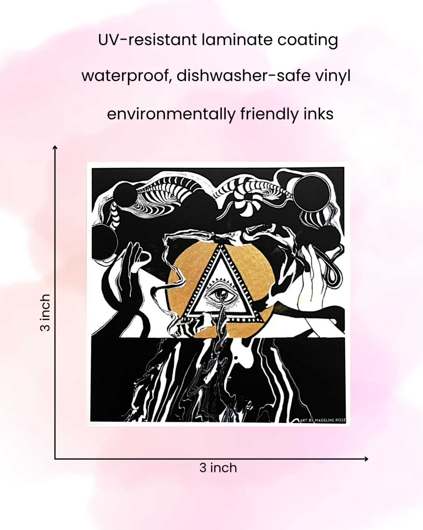 Eye of Creation - Waterproof Vinyl Sticker (XAOS)