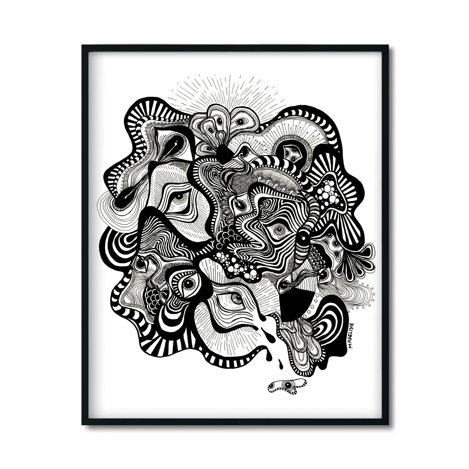 Vision Illusion Giclée Print (XAOS)