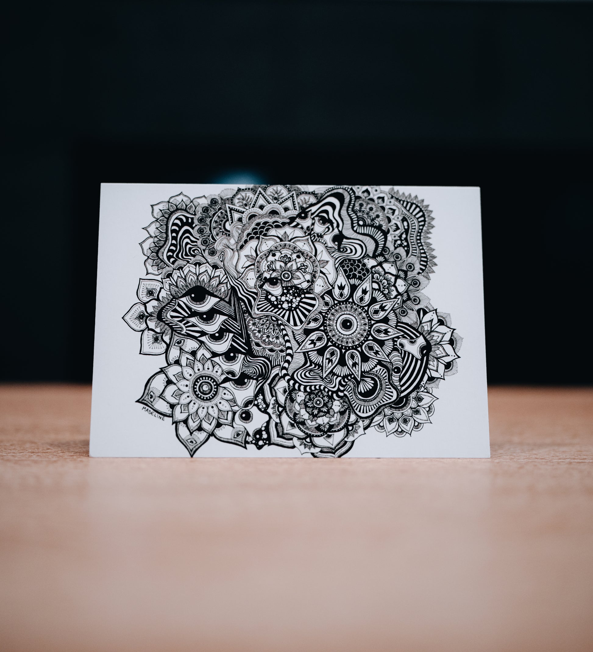 Creating Again - 5x7 Single Greeting Card (XAOS)