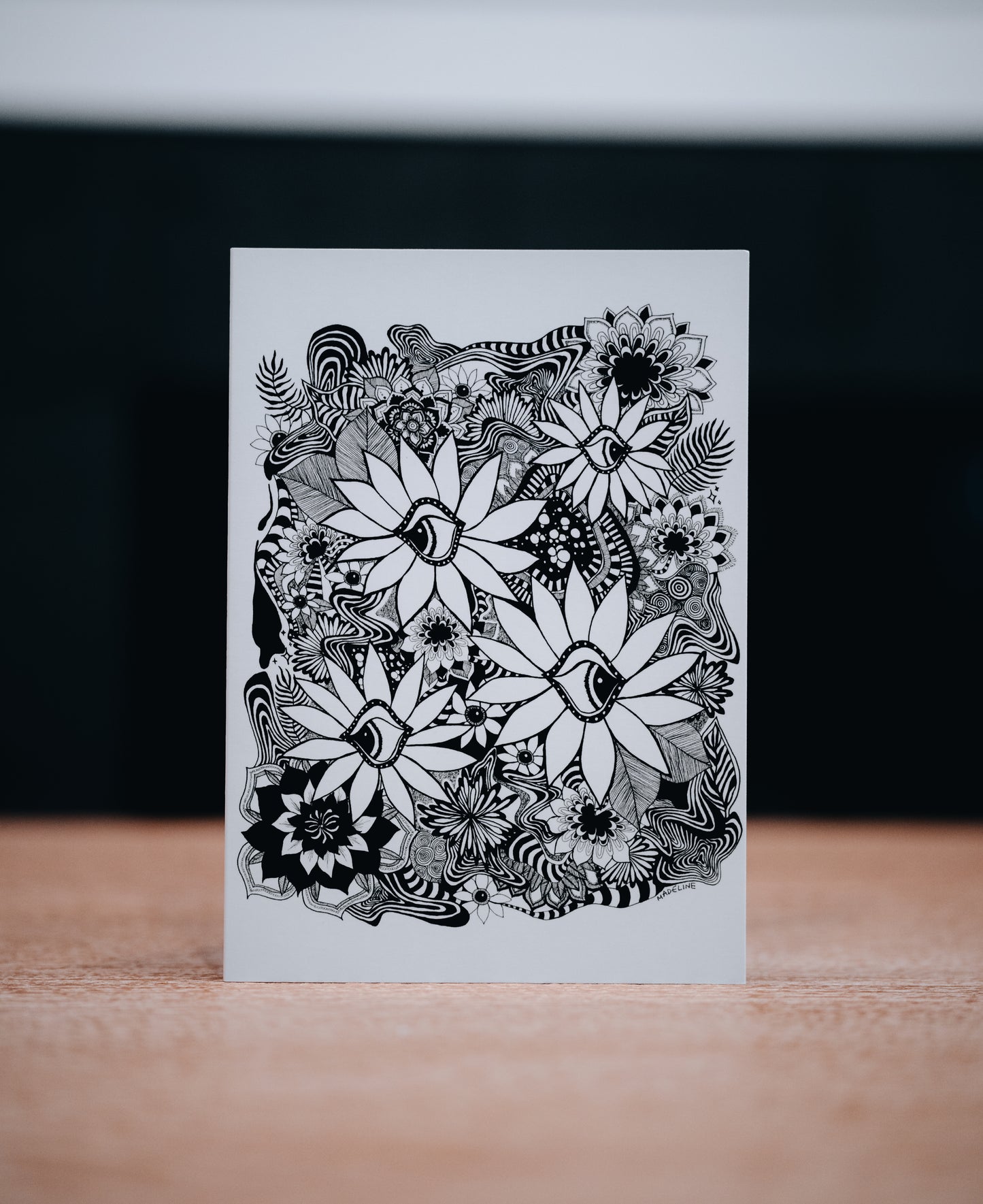 Daisy Dreamscape - 5x7 Greeting Card (XAOS)