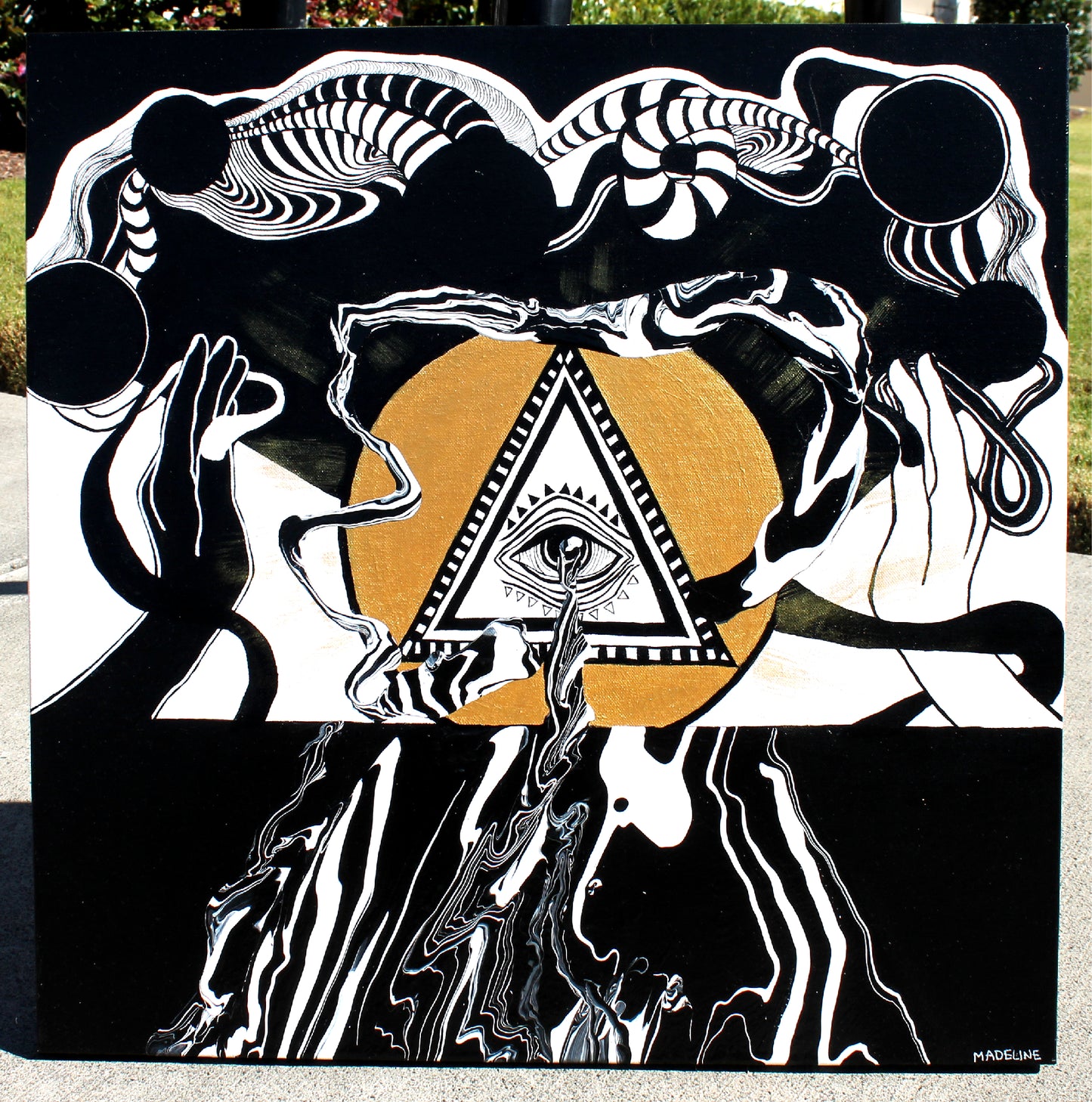 Eye of Creation - 24x24 Canvas - Message for Availability