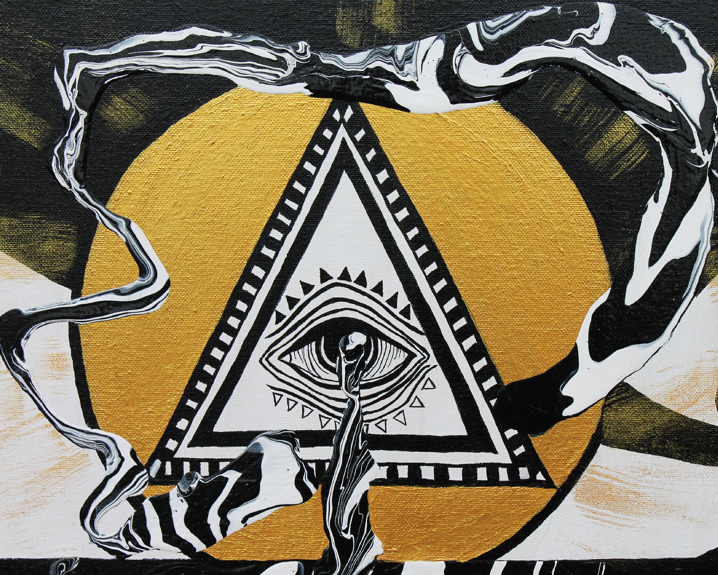 Eye of Creation - 24x24 Canvas - Message for Availability