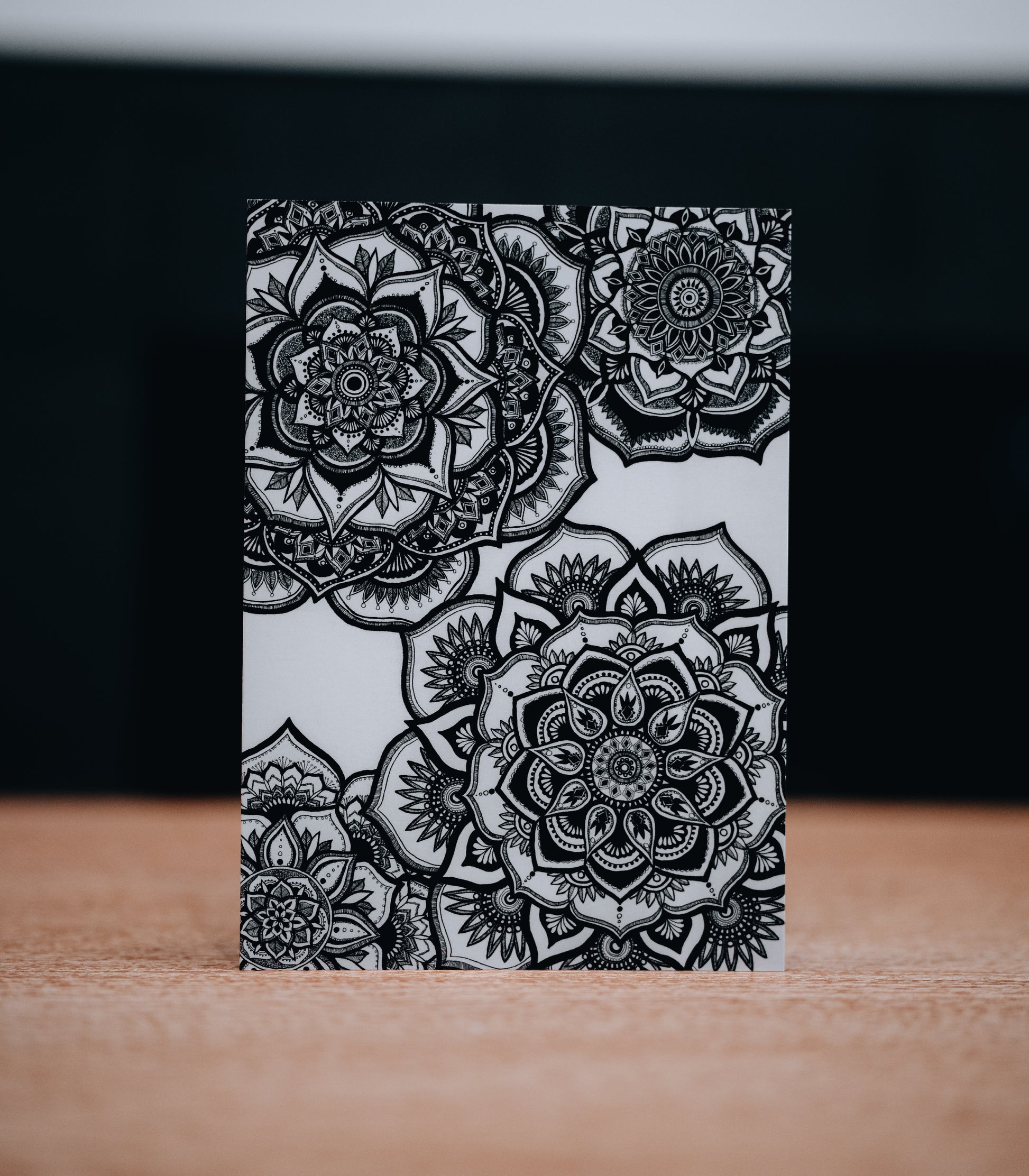 Floral Fascination - 5x7 Single Greeting Card (XAOS)