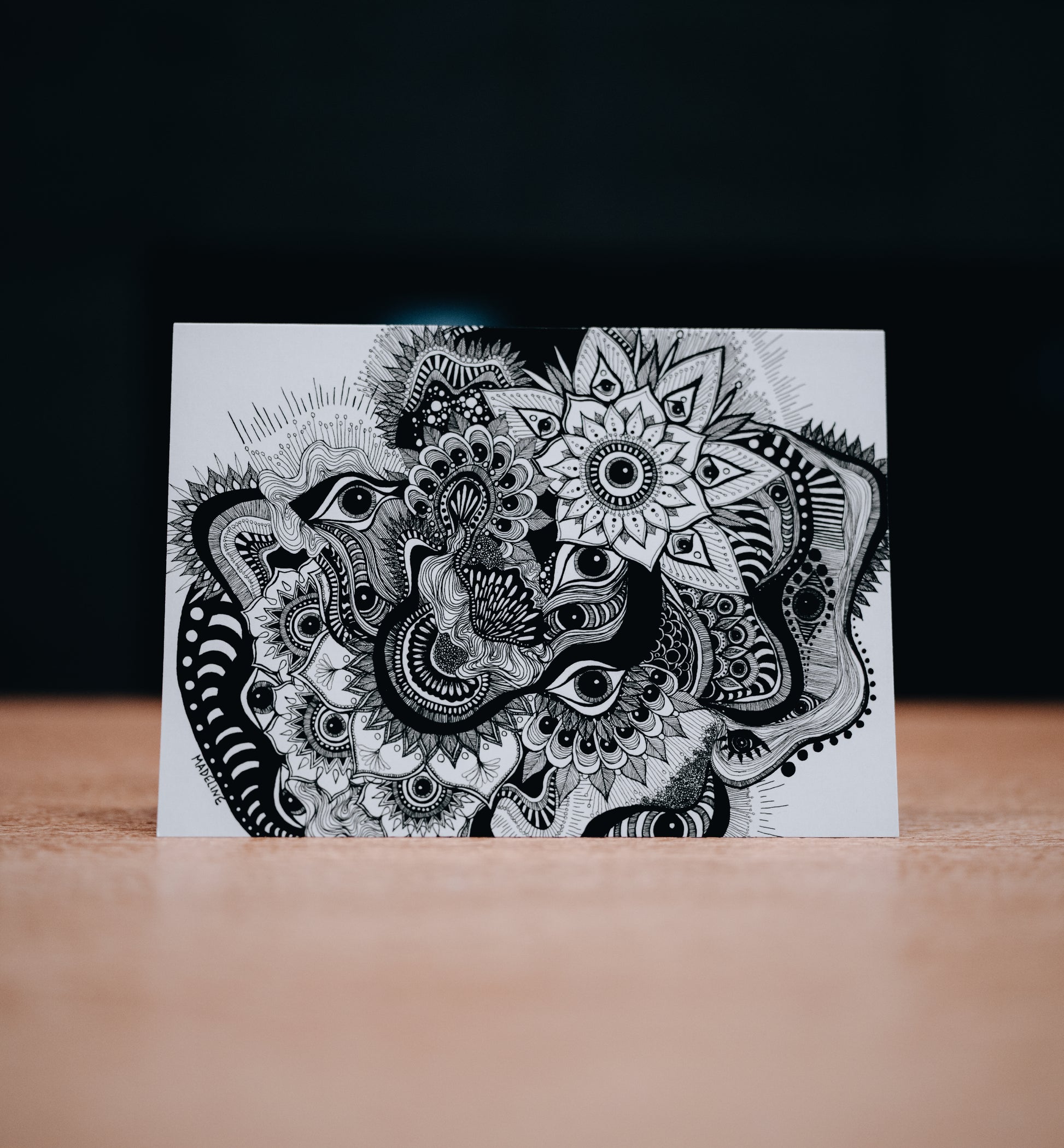 Garden of Eyes - 5x7 Single Greeting Card (XAOS)