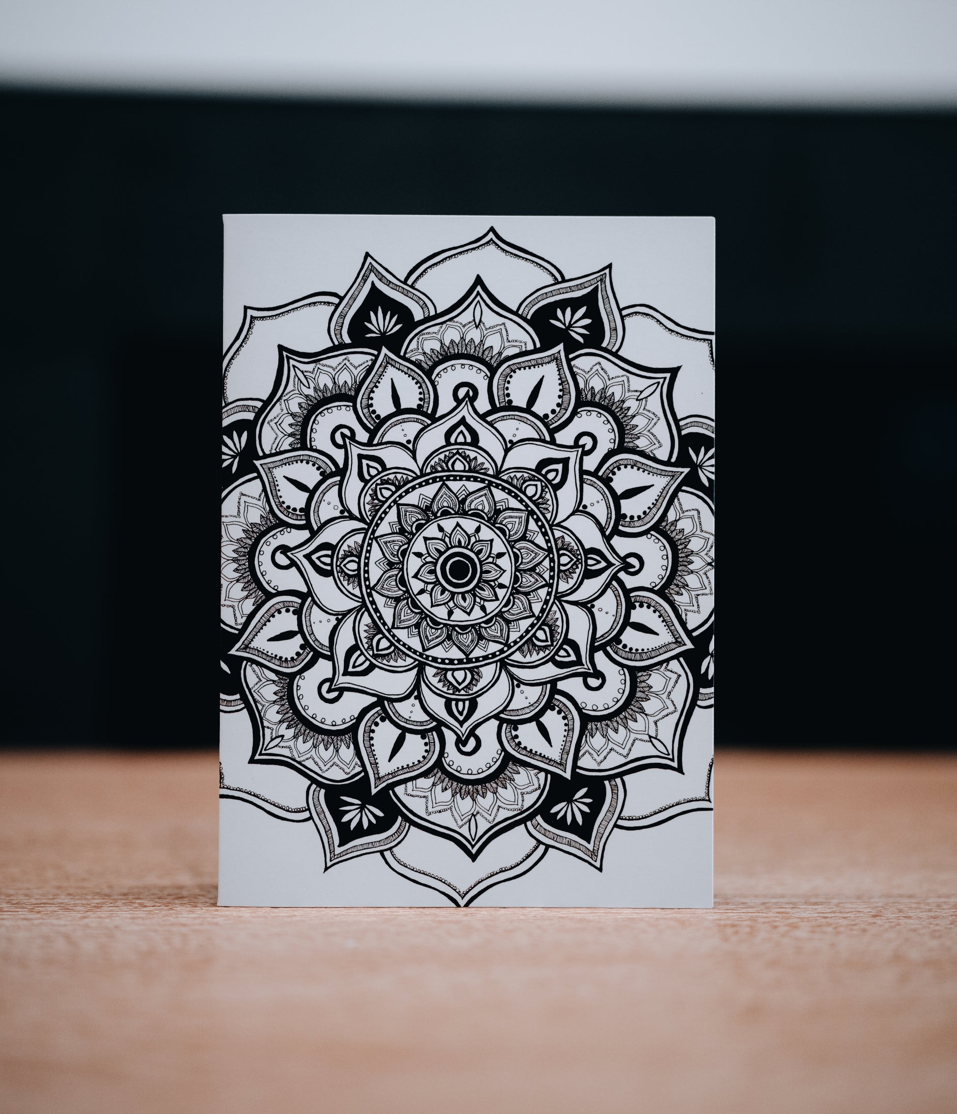 Peaceful Petals - 5x7 Single Greeting Card (XAOS)
