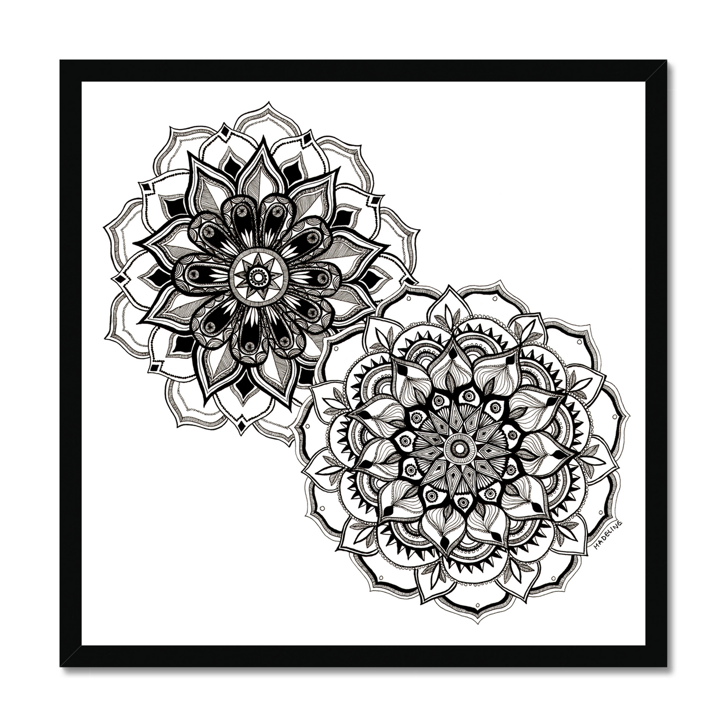 Mandala Blossoms Giclée Print