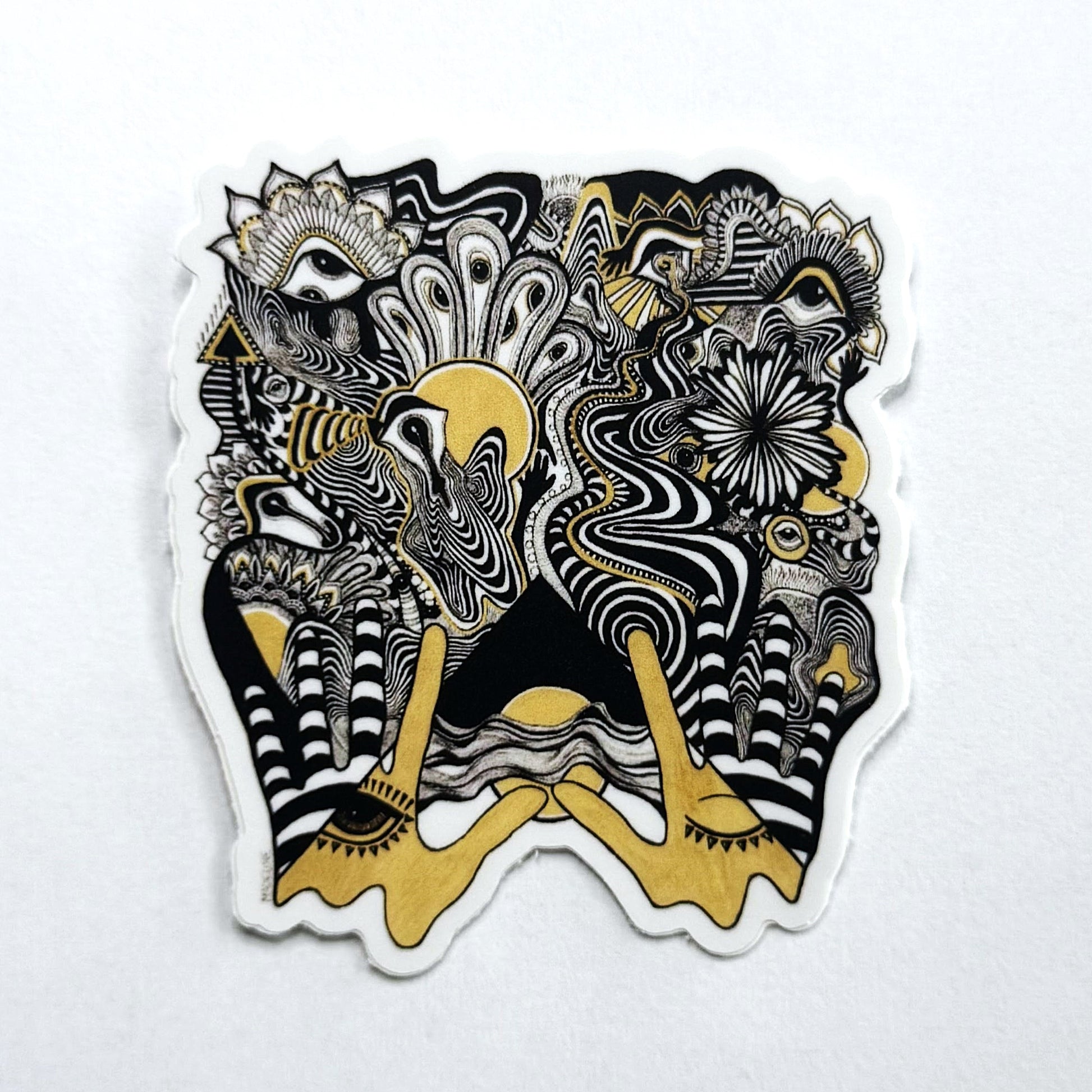 Flow State - Waterproof Vinyl Sticker (XAOS)