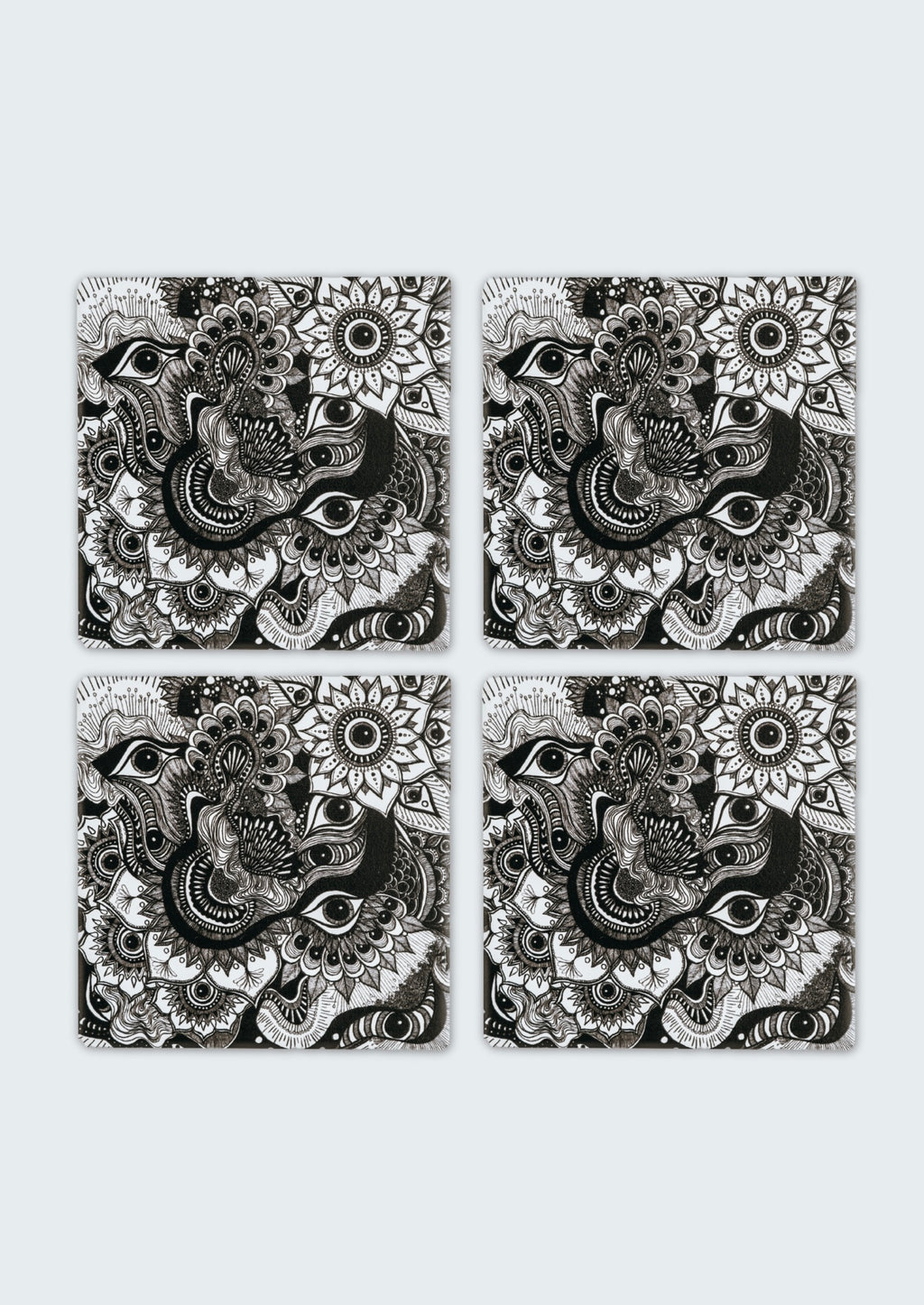 Garden of Eyes - Ceramic Coaster Set of 4