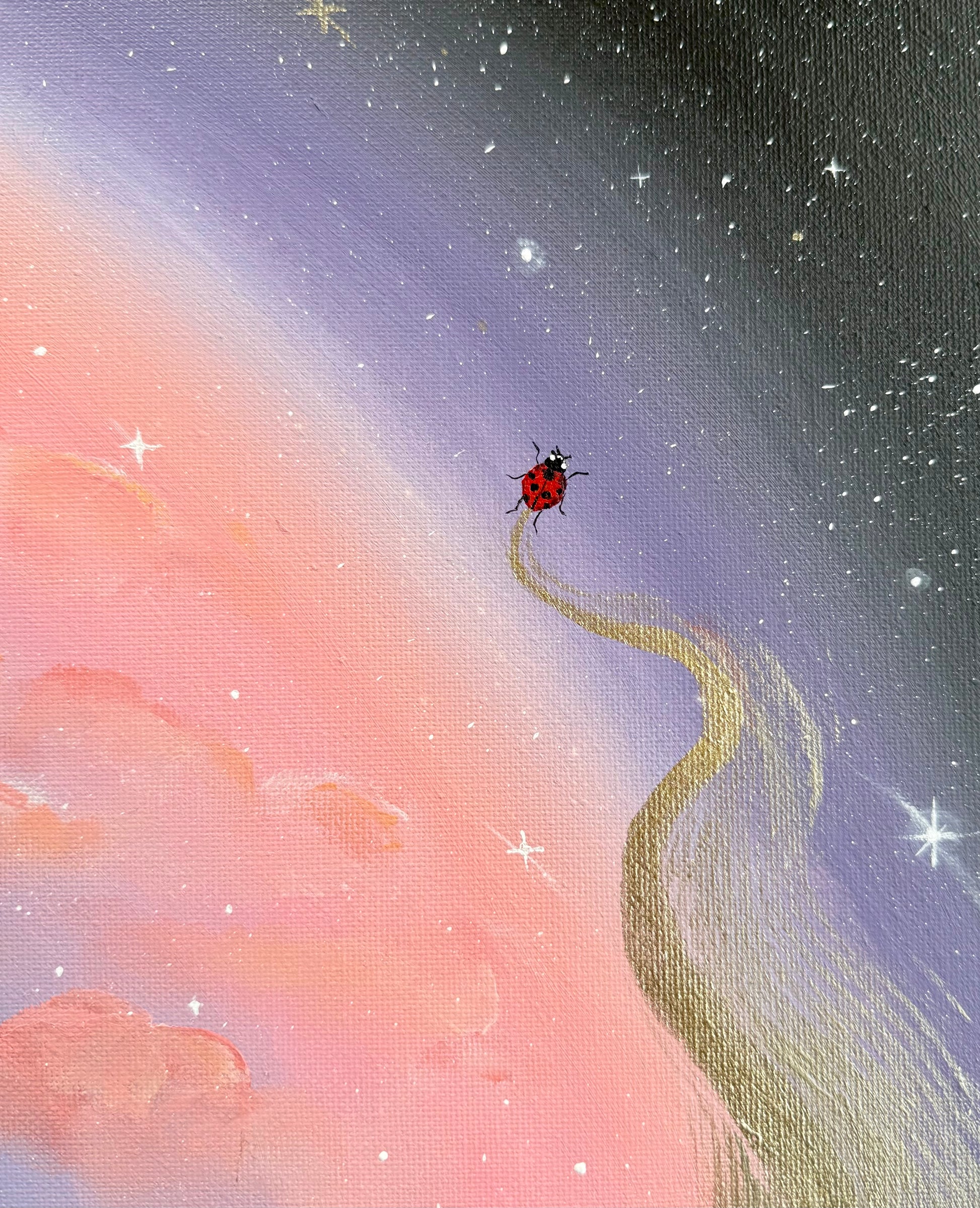 It All Begins Here - Original Framed Canvas Painting