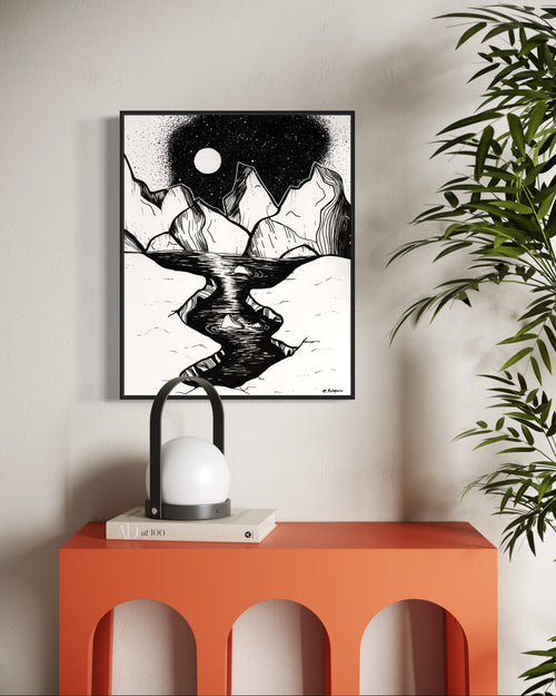 Arctic (Inktober 2025 Prompt) - Giclée Fine Art Print