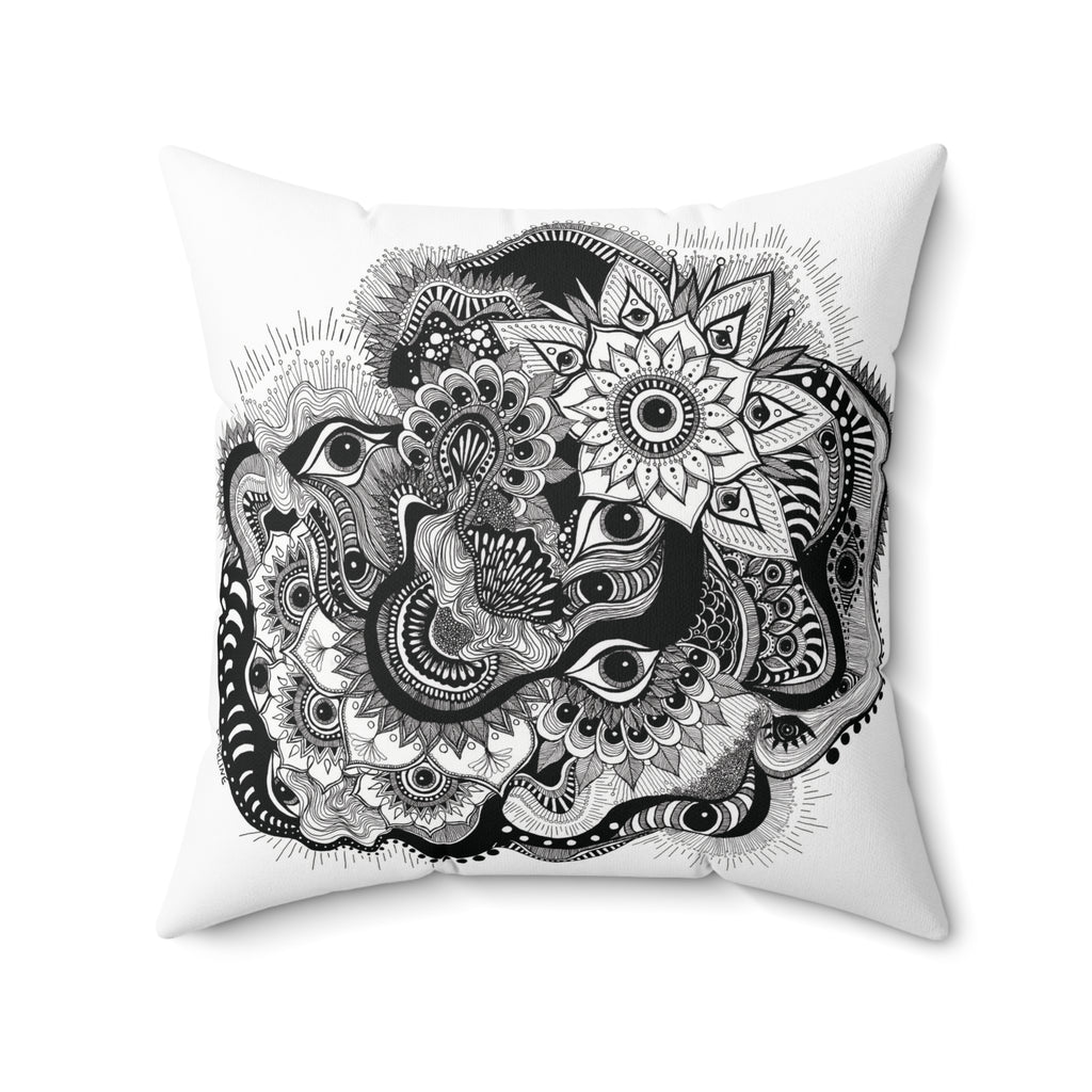 Garden of Eyes Throw Pillow