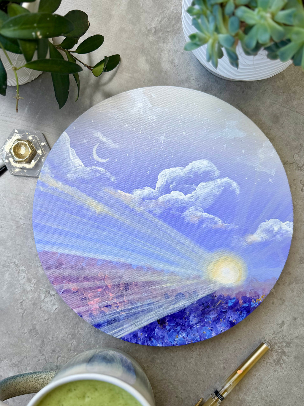 Lavender Dreams No. 1 - Original Canvas Painting