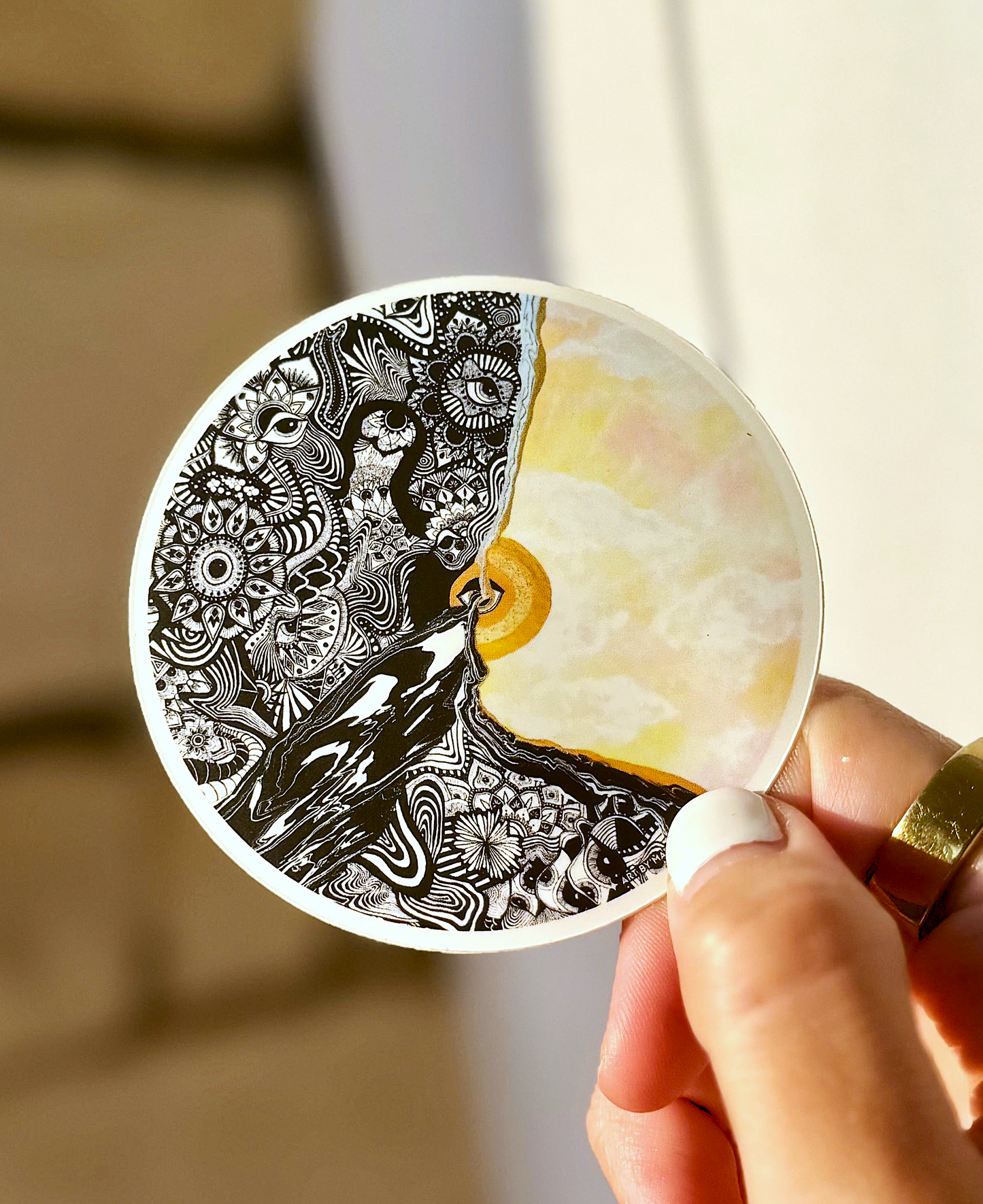 Duality - Waterproof Vinyl Sticker
