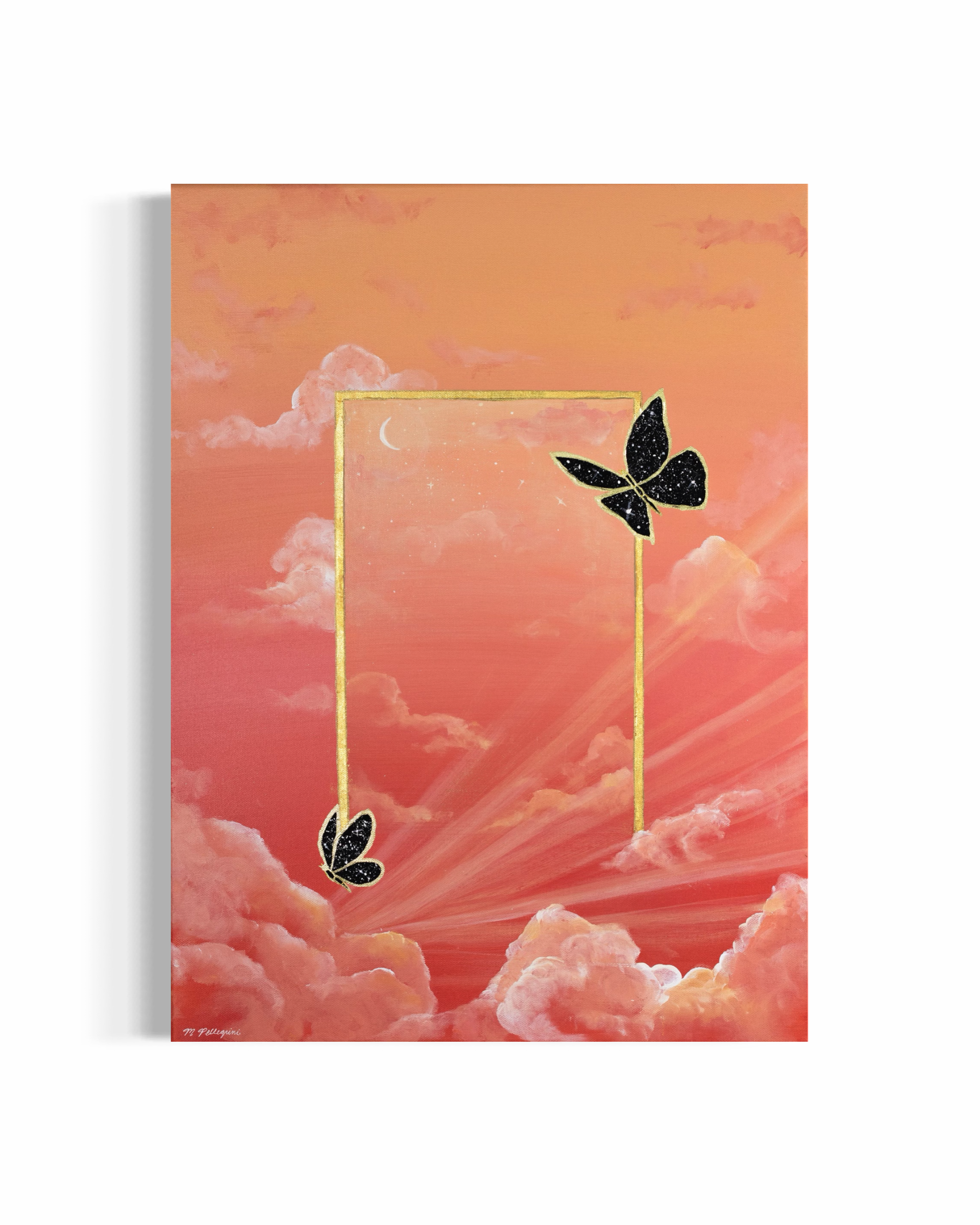 Universal Glow - Giclée Canvas Print 8x10in (XAOS)