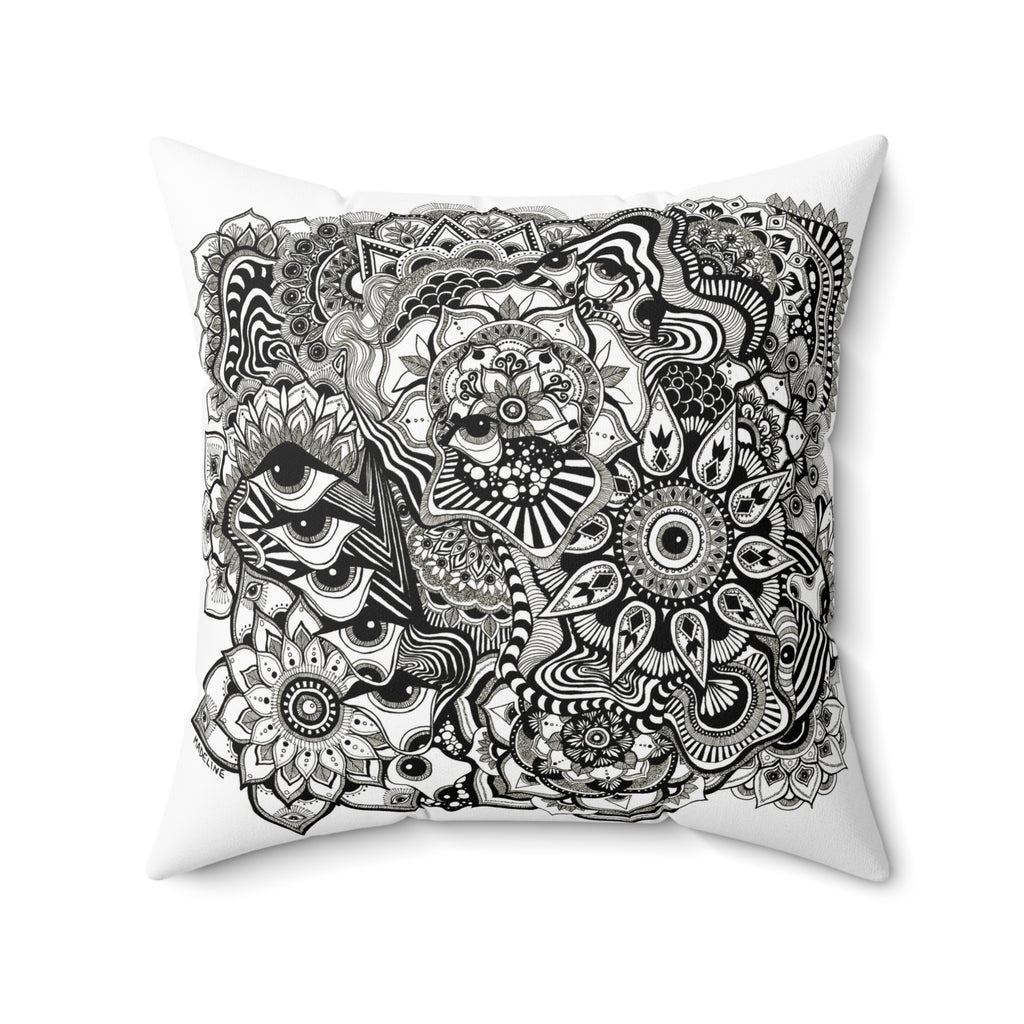 Creating Again Throw Pillow
