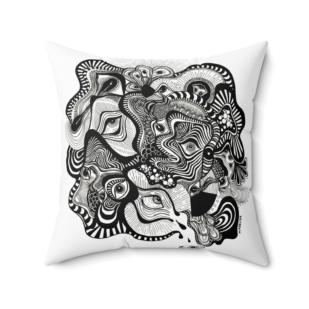 Vision Illusion Throw Pillow