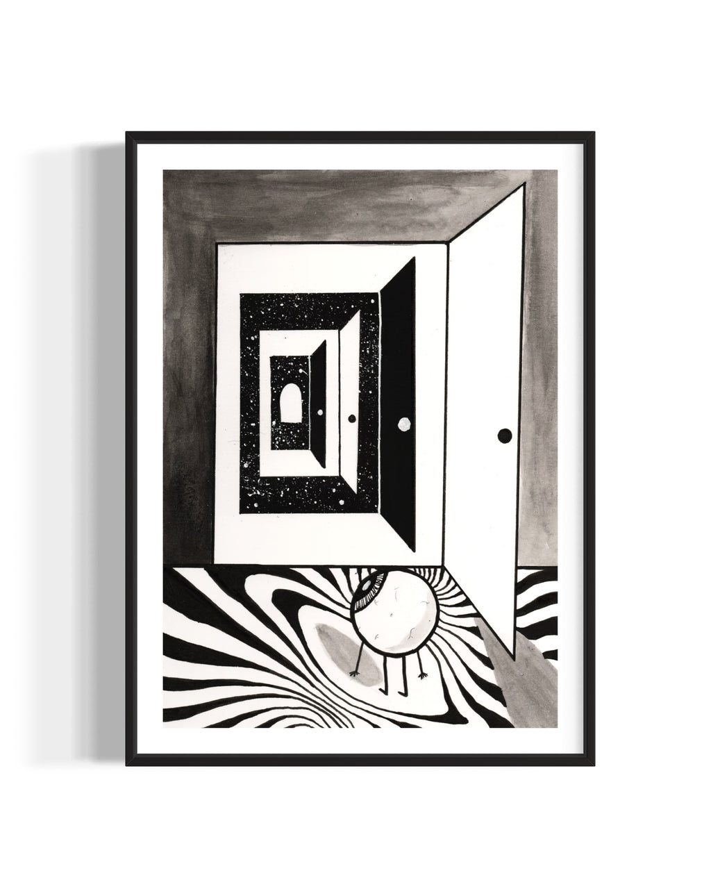 Vacant (Inktober 2025 Prompt) - Giclée Fine Art Print