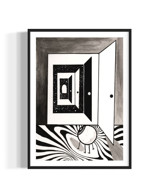 'VACANT' INKTOBER2025 - Print