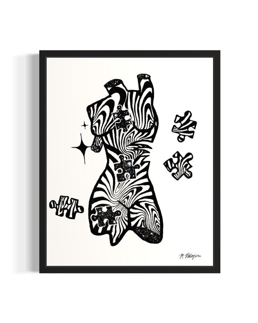 Puzzling - Giclée Fine Art Print (XAOS)