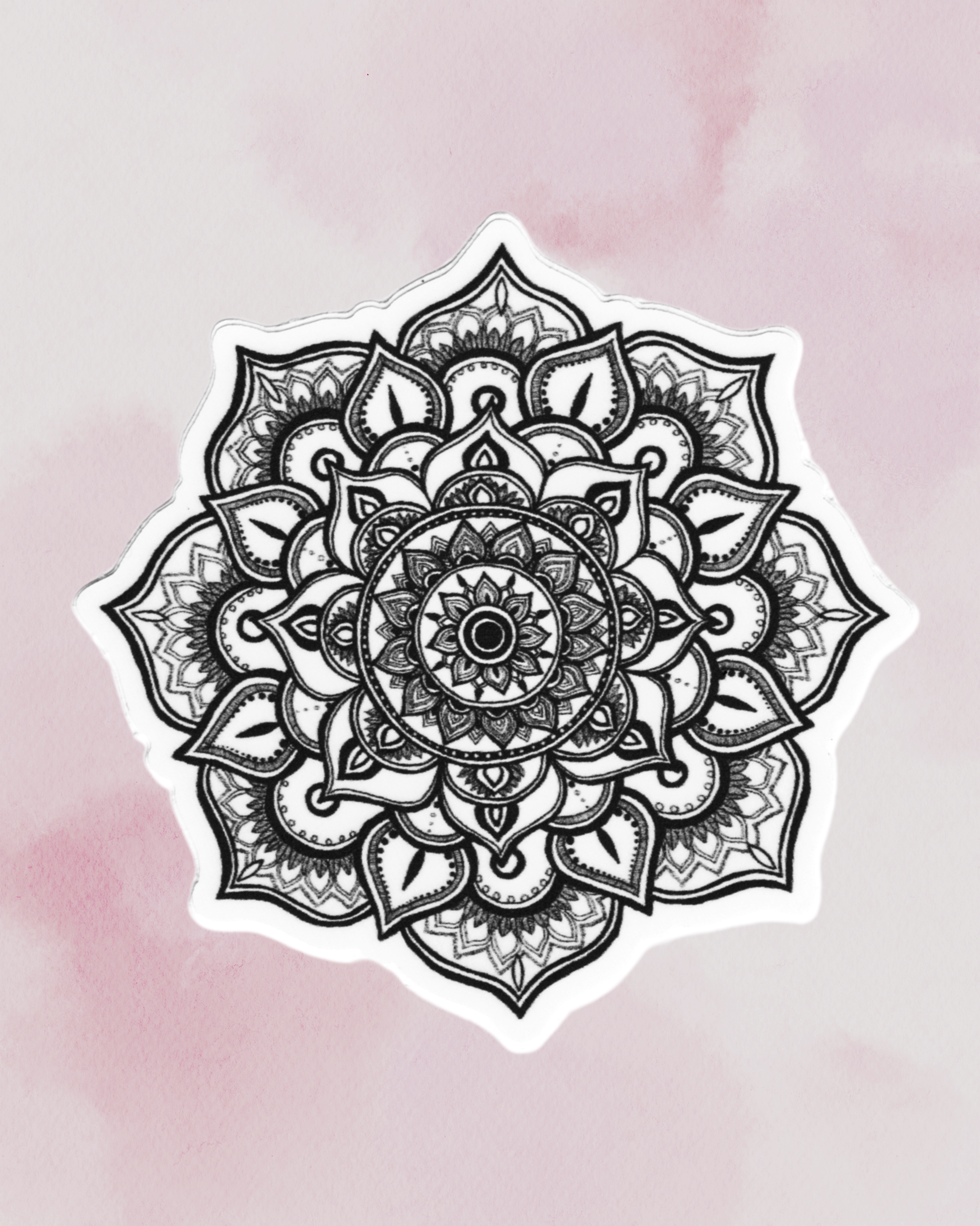 Peaceful Petals - Waterproof Vinyl Sticker