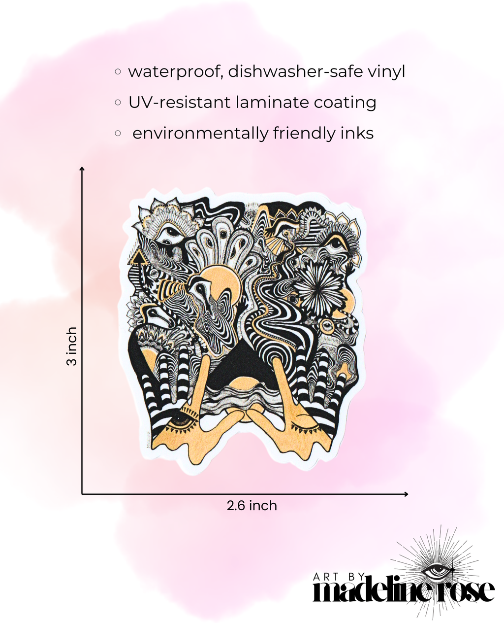 Flow State - Waterproof Vinyl Sticker