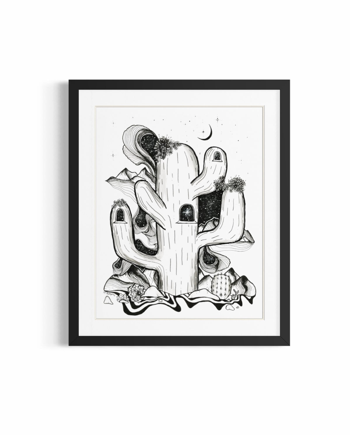 'CACTUS' INKTOBER Print