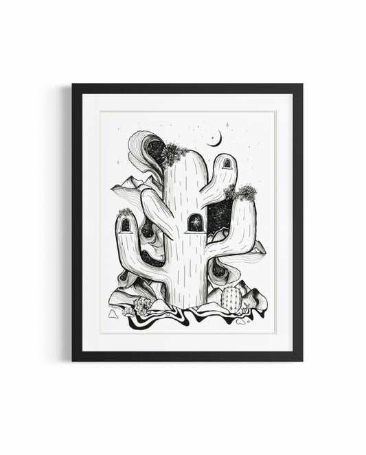 'CACTUS' INKTOBER Print
