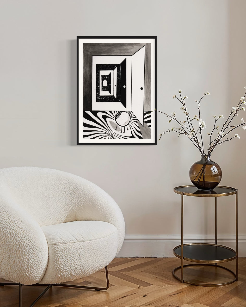 Vacant (Inktober 2025 Prompt) - Giclée Fine Art Print