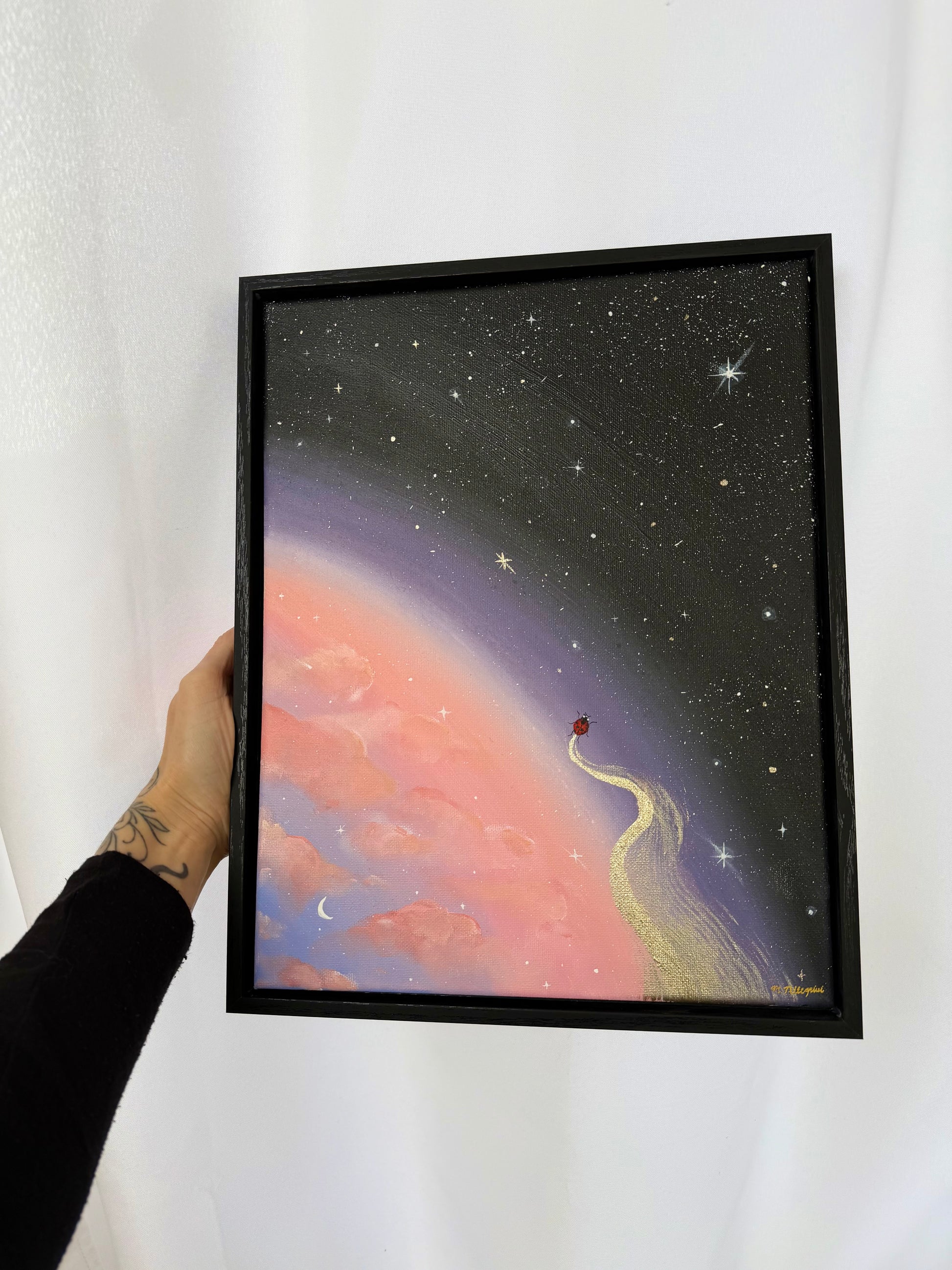 It All Begins Here - Original Framed Canvas Painting