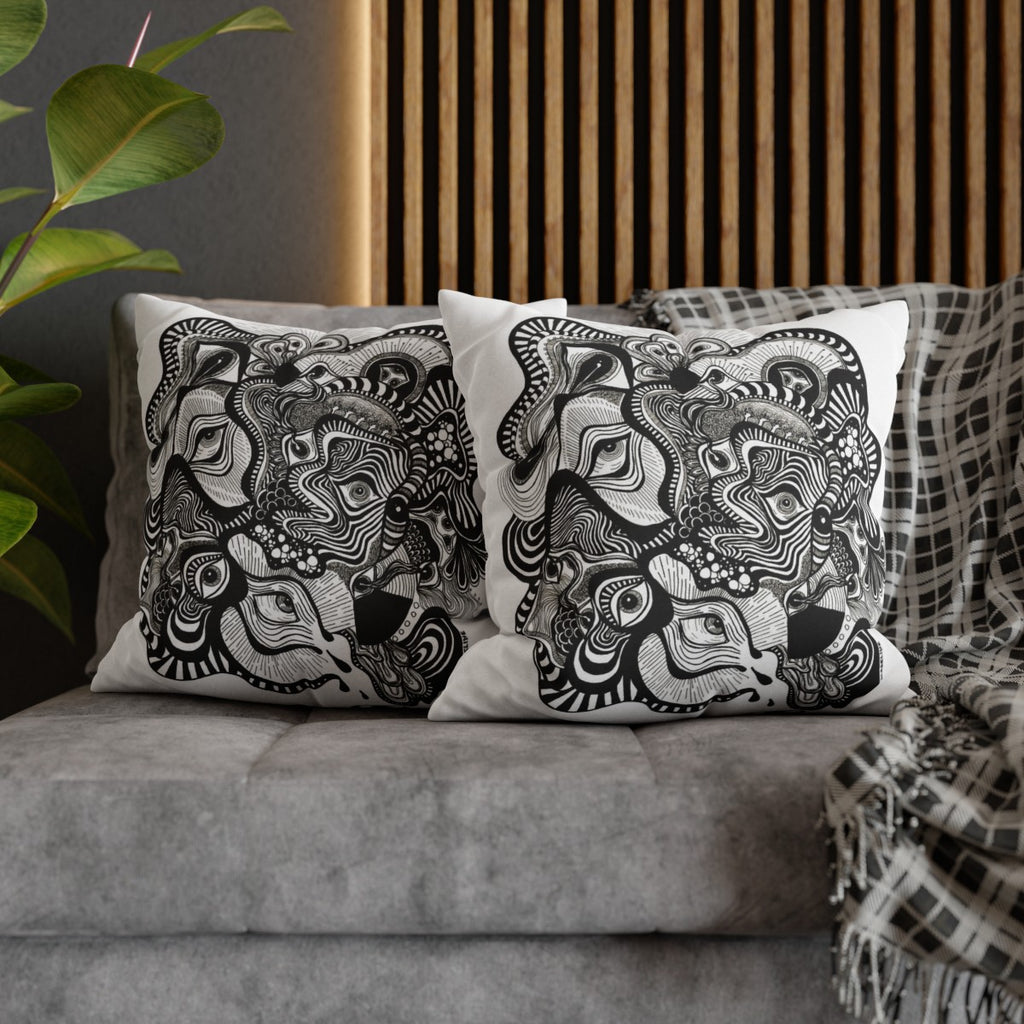 Vision Illusion Throw Pillow