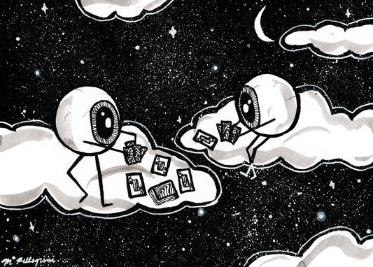 Deal (Inktober Day 18 Prompt) - Original Ink Painting