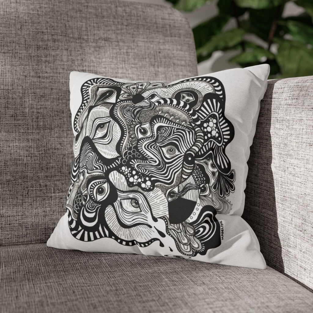 Vision Illusion Throw Pillow